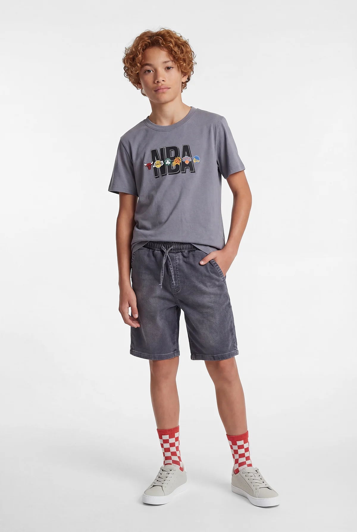 Boys' Denim Shorts with Elastic Waistband