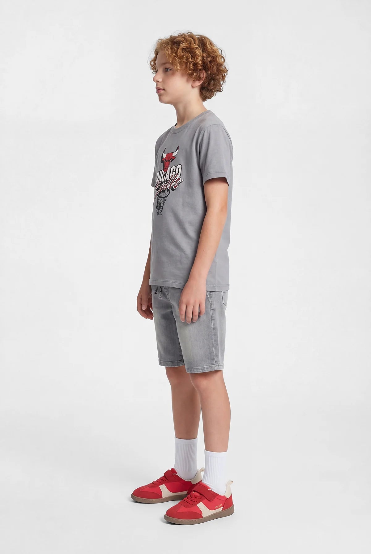 Boys' Denim Shorts with Tie Waist