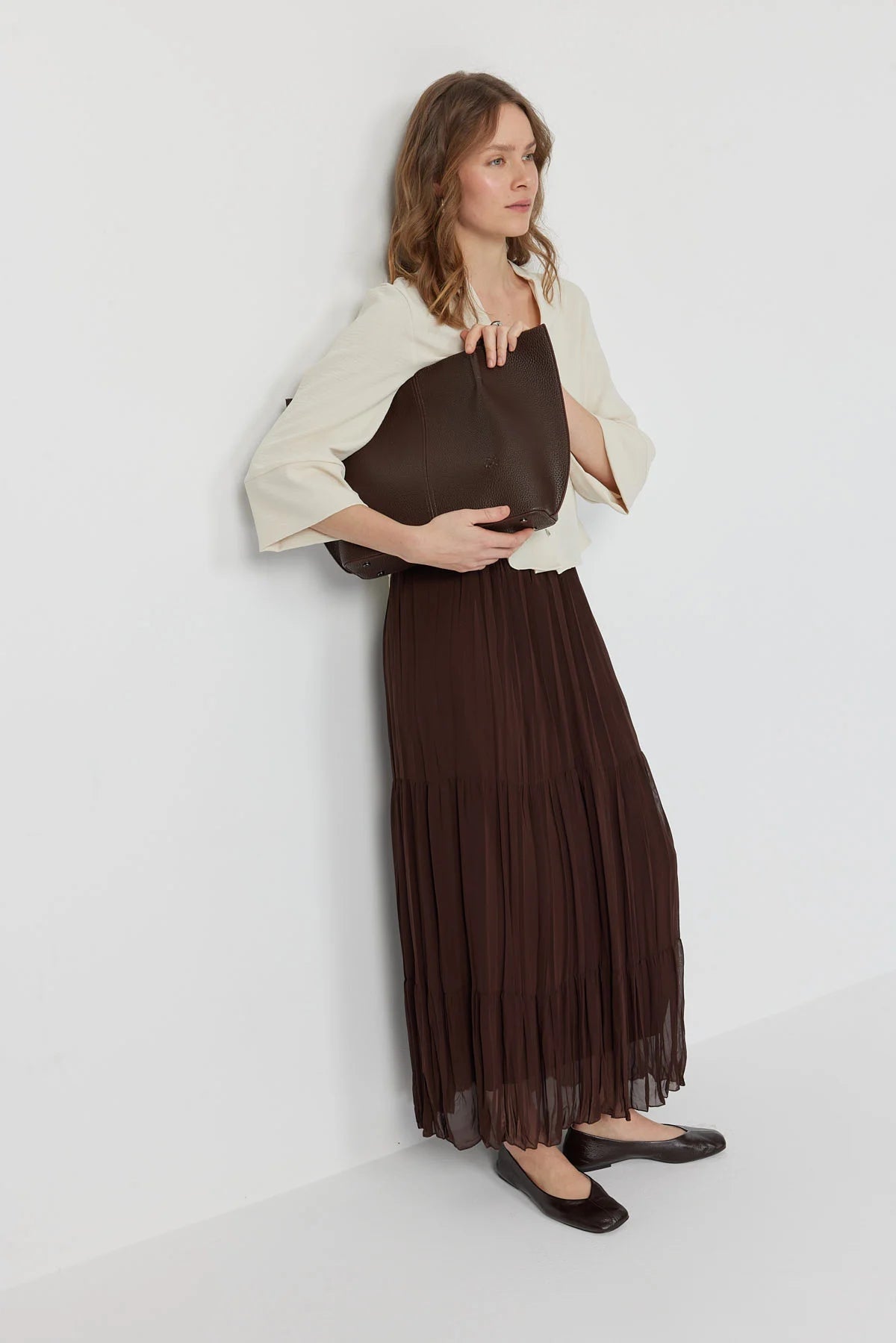 Women’s Pleated Chiffon Skirt