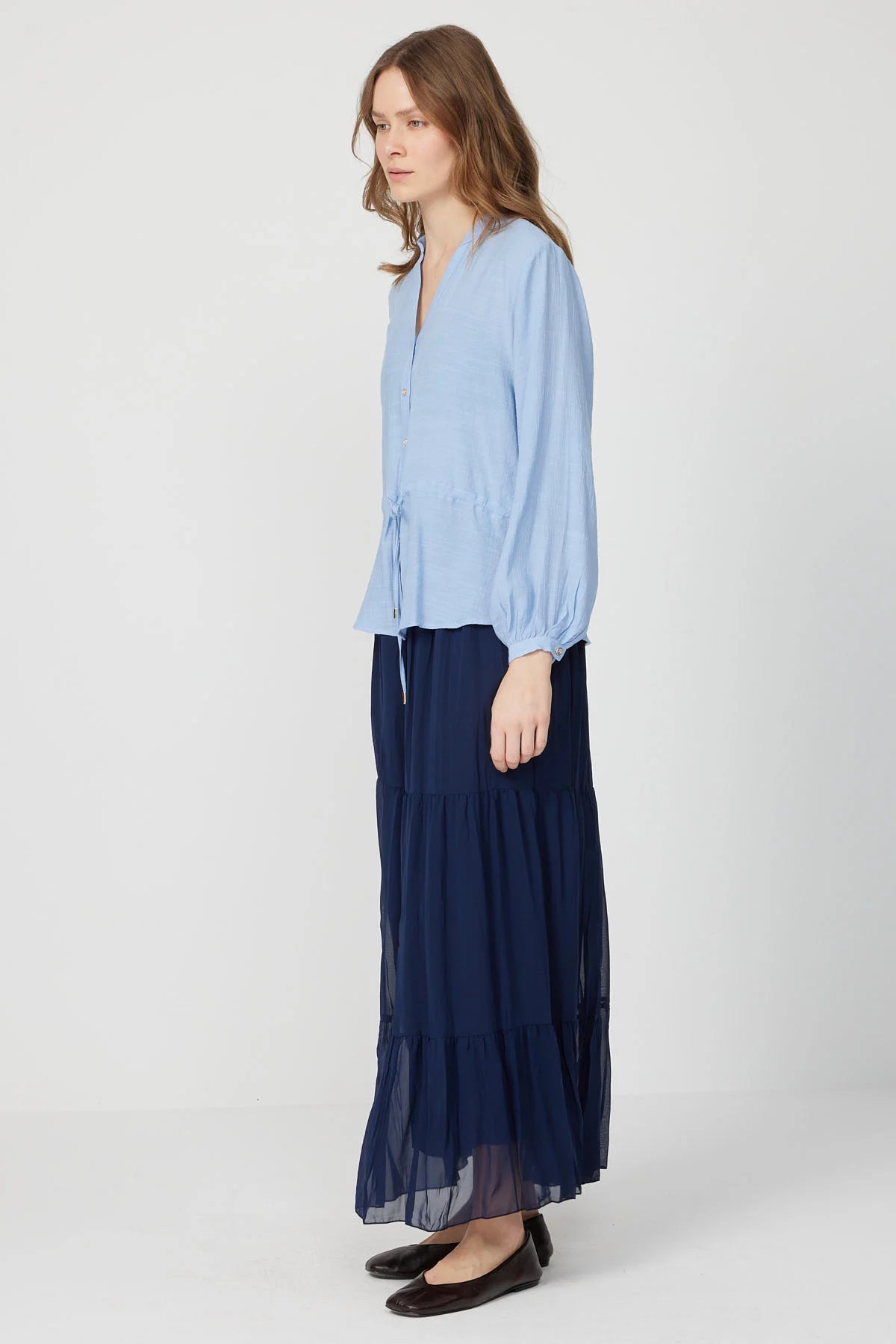 Women’s Pleated Chiffon Skirt