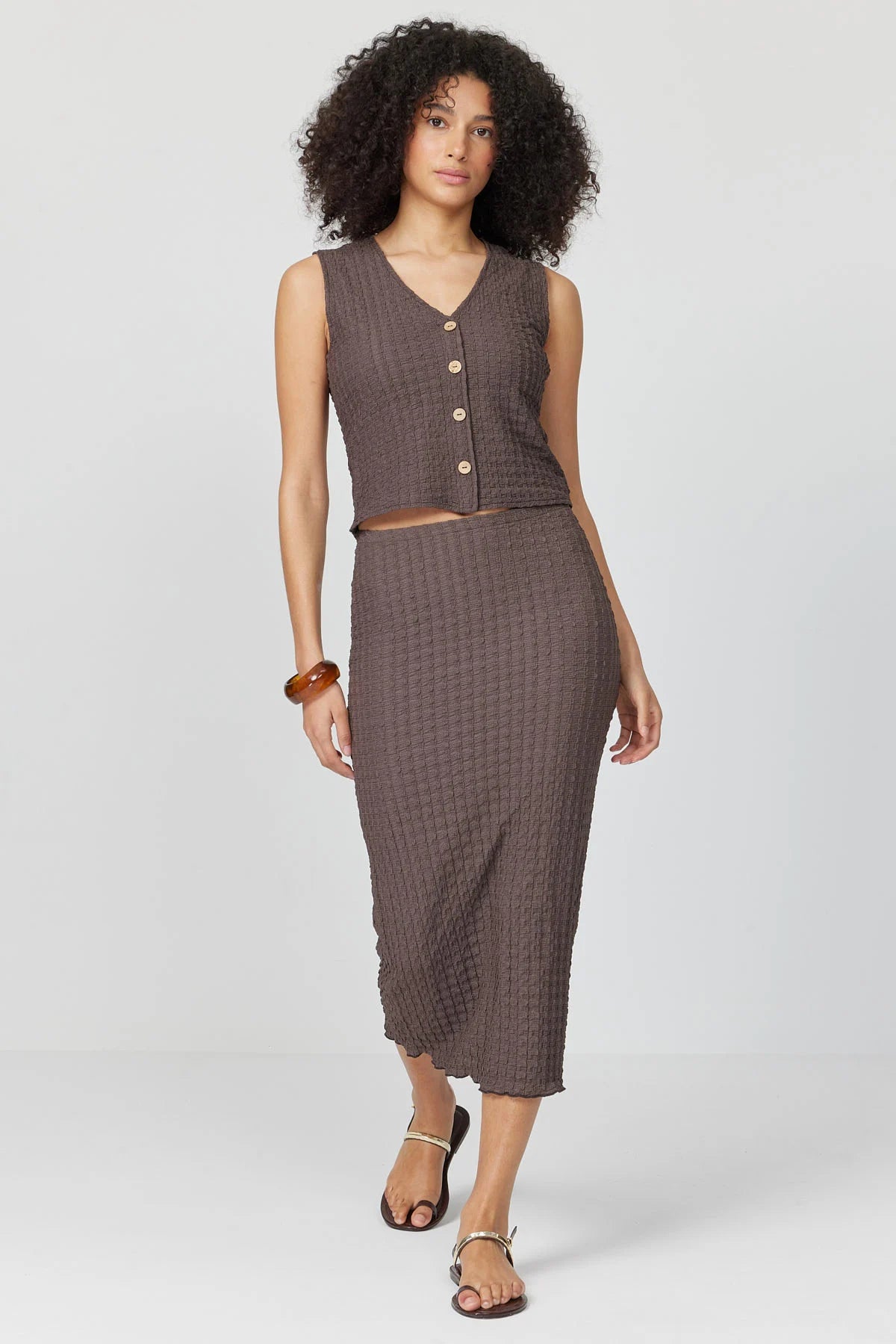 Women's Textured Skirt