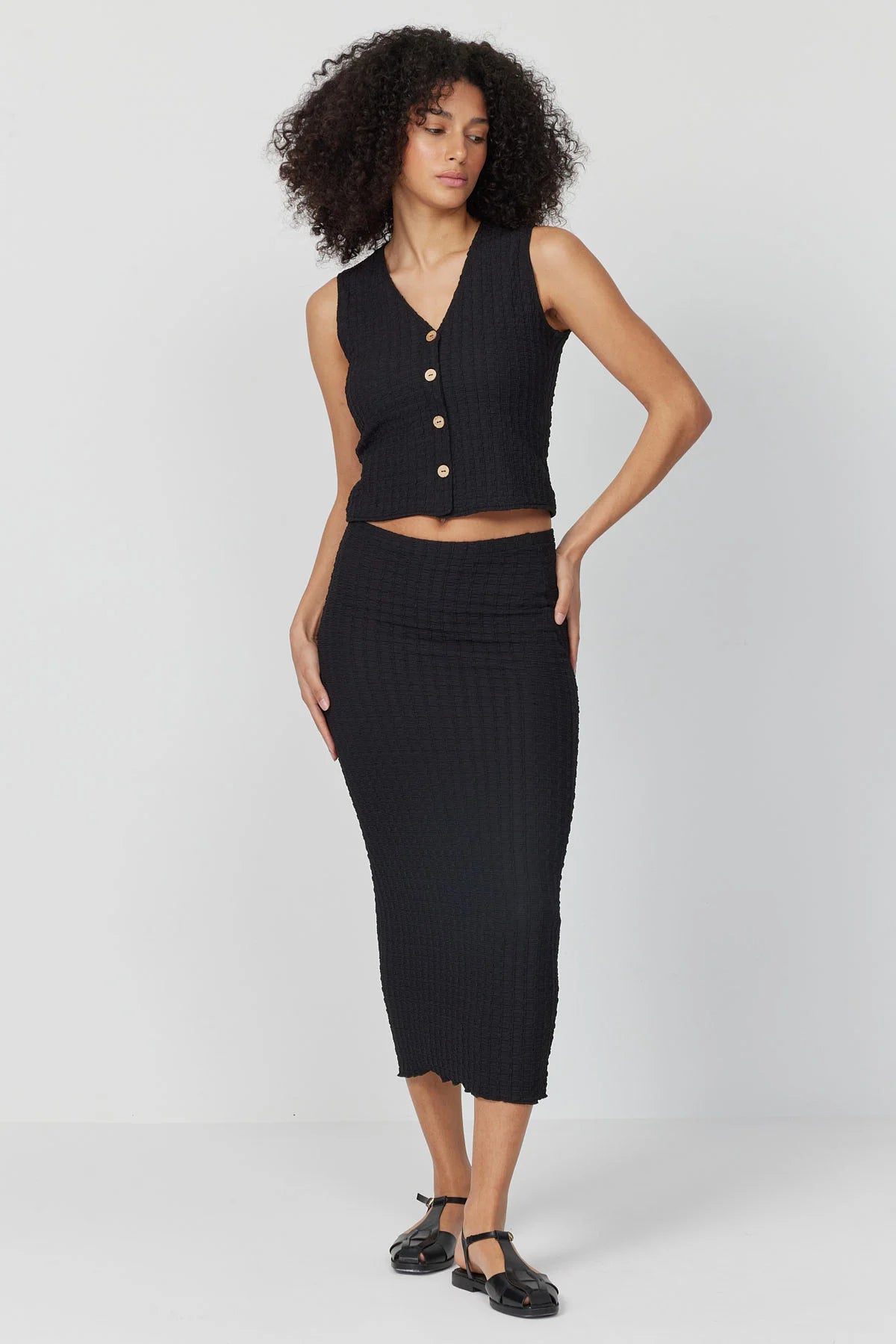 Women's Textured Skirt