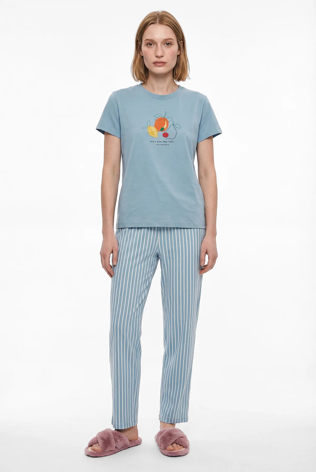 Women's Printed Pajama Set