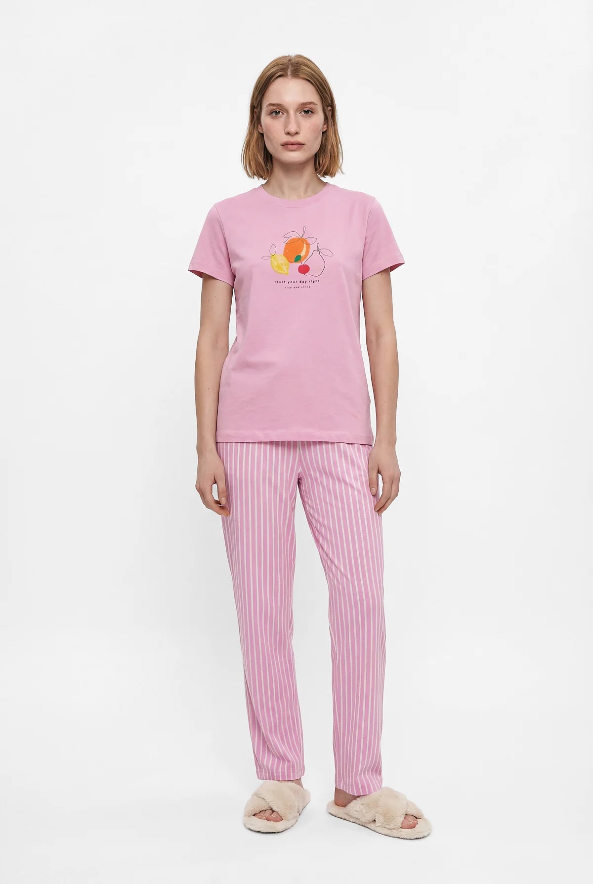 Women's Printed Pajama Set