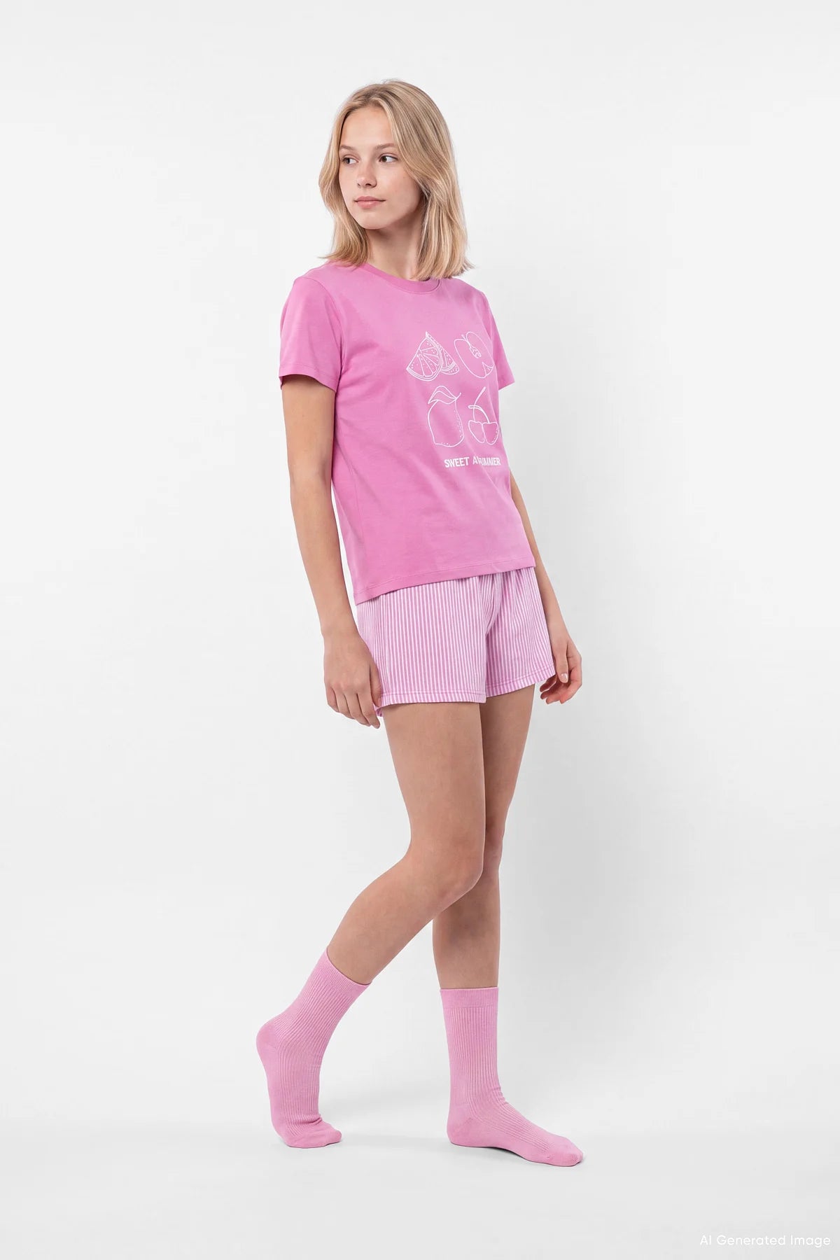 Women's Shorts Pajama Set