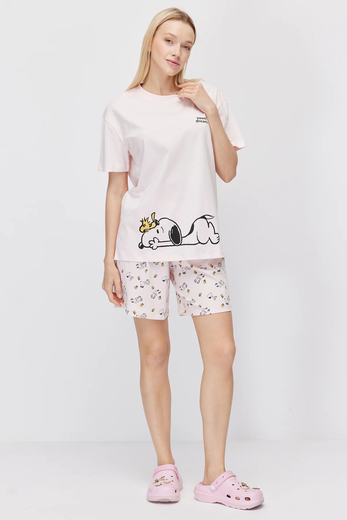Women's Printed Shorts Pajama Set