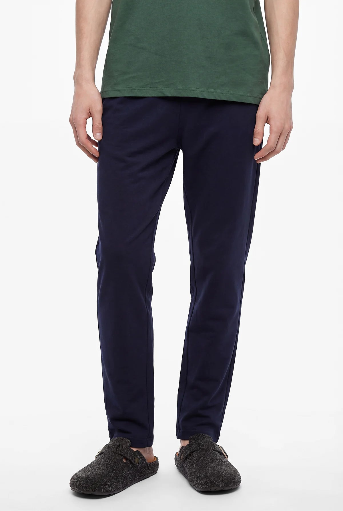 Mans' Short-Sleeved Patterned Pajama Set