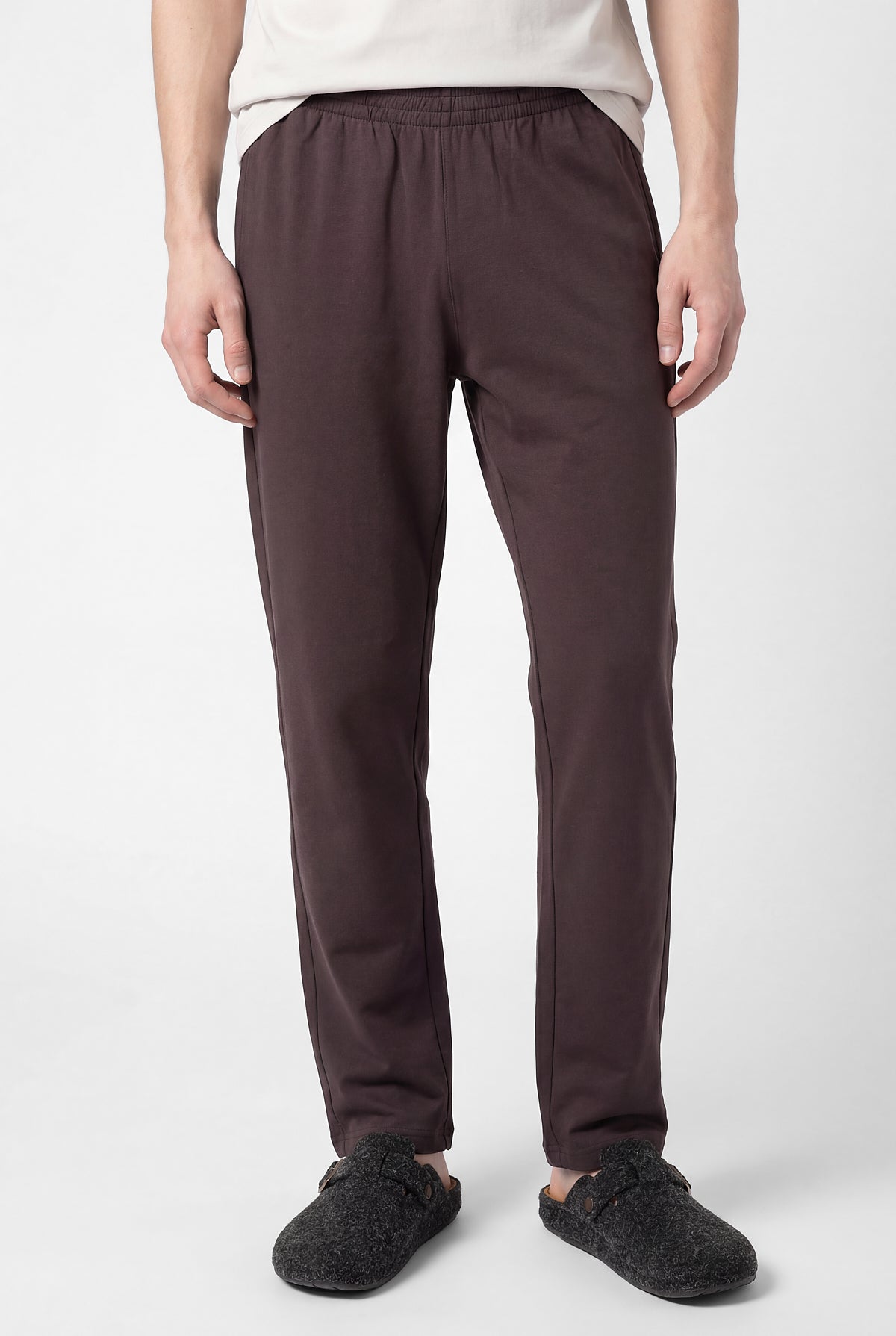 Mans' Short-Sleeved Patterned Pajama Set