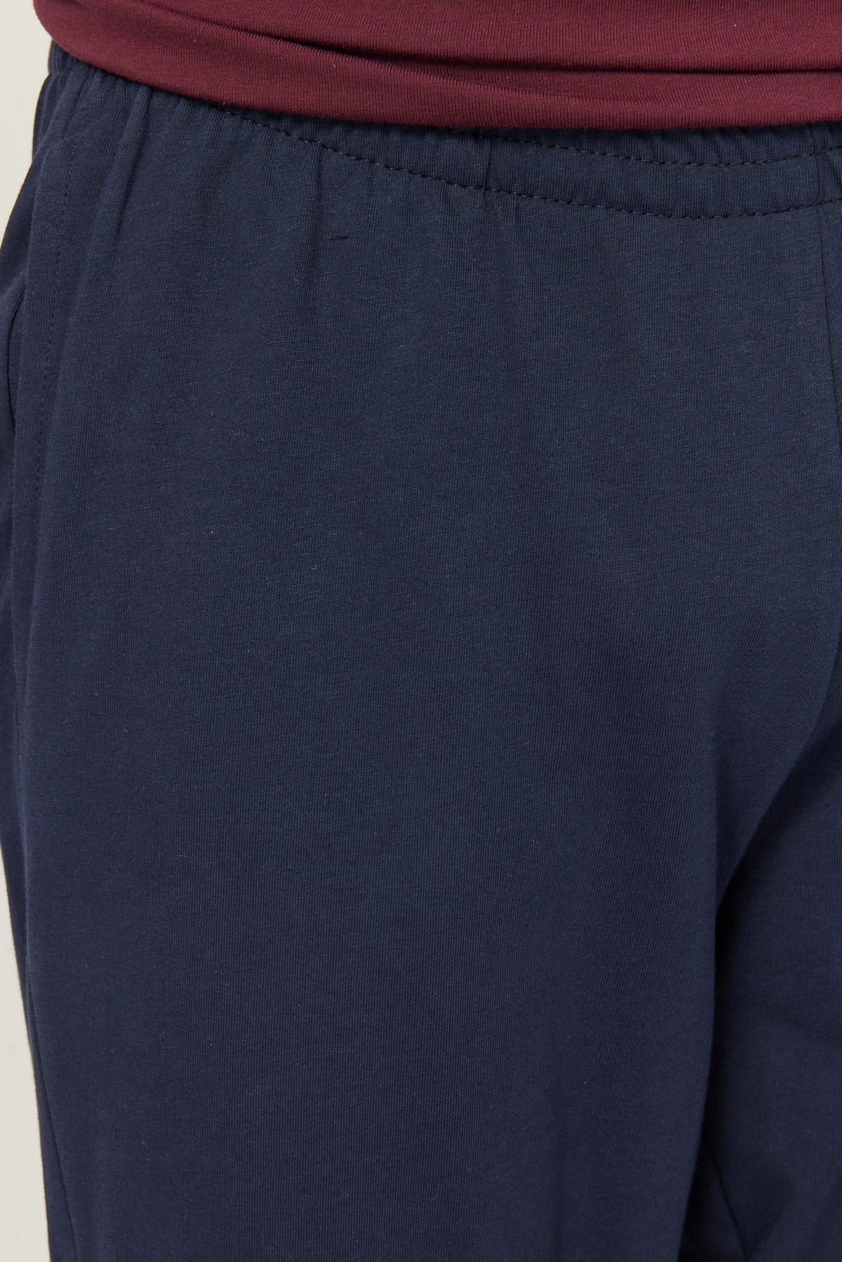 Men's Short-Sleeved Textured Pajama Set