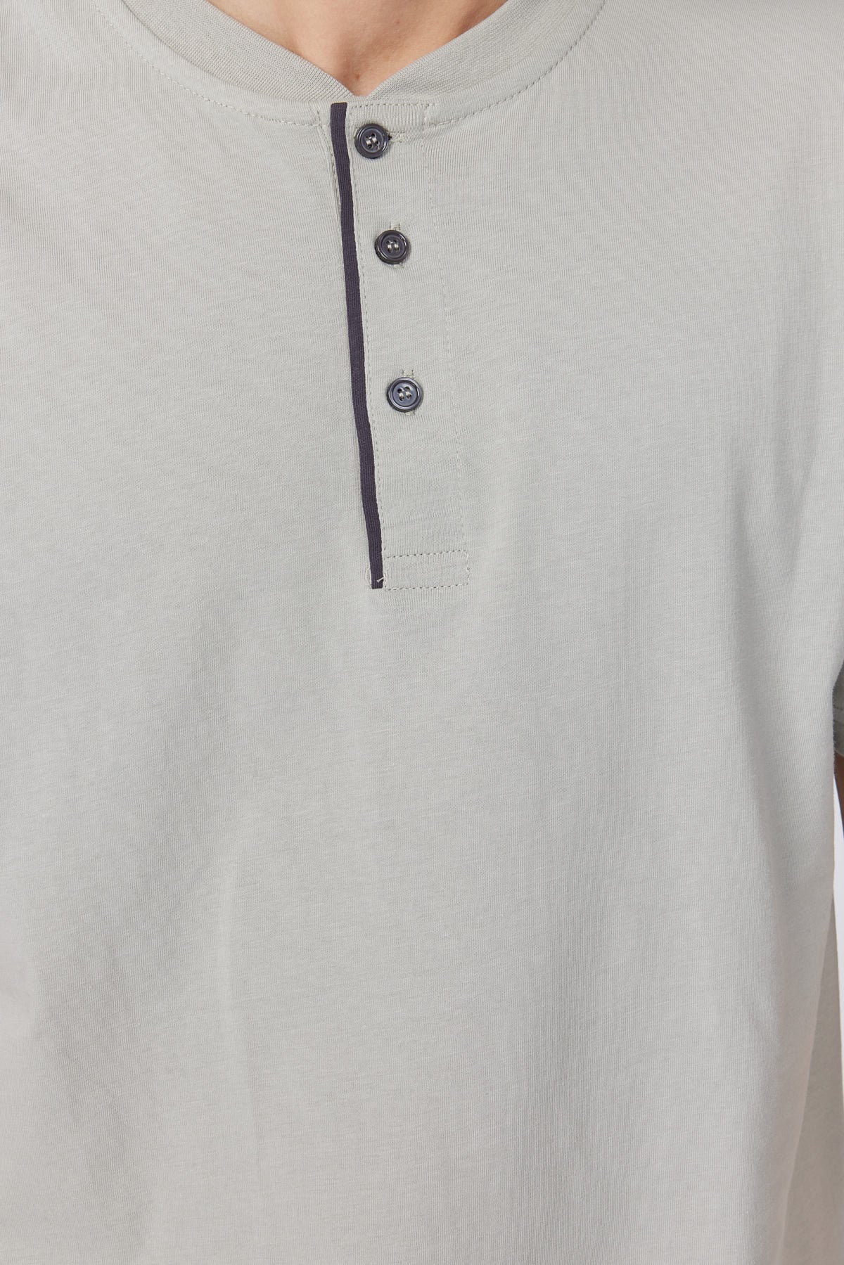 Men's Short-Sleeved Textured Pajama Set