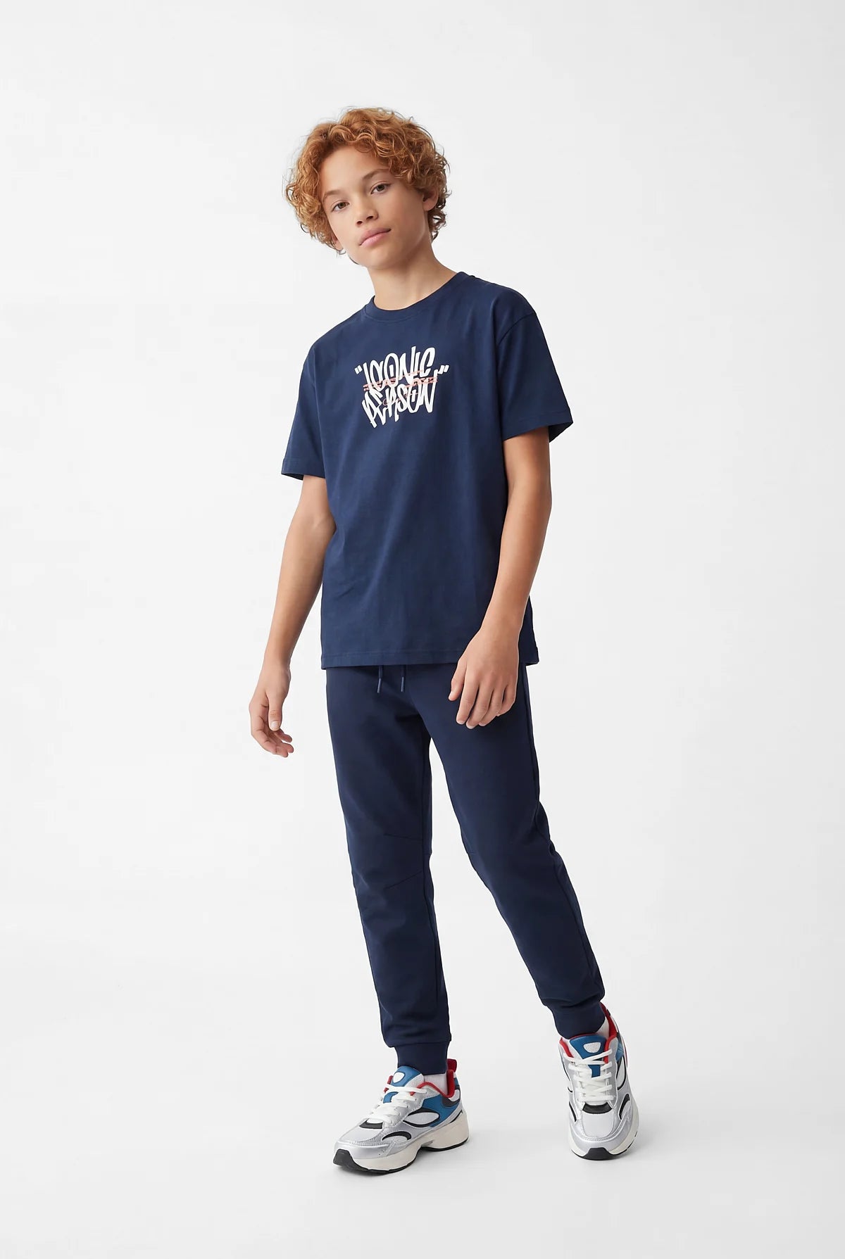 Boys' Sweatpants with Elastic Waistband and Drawstring
