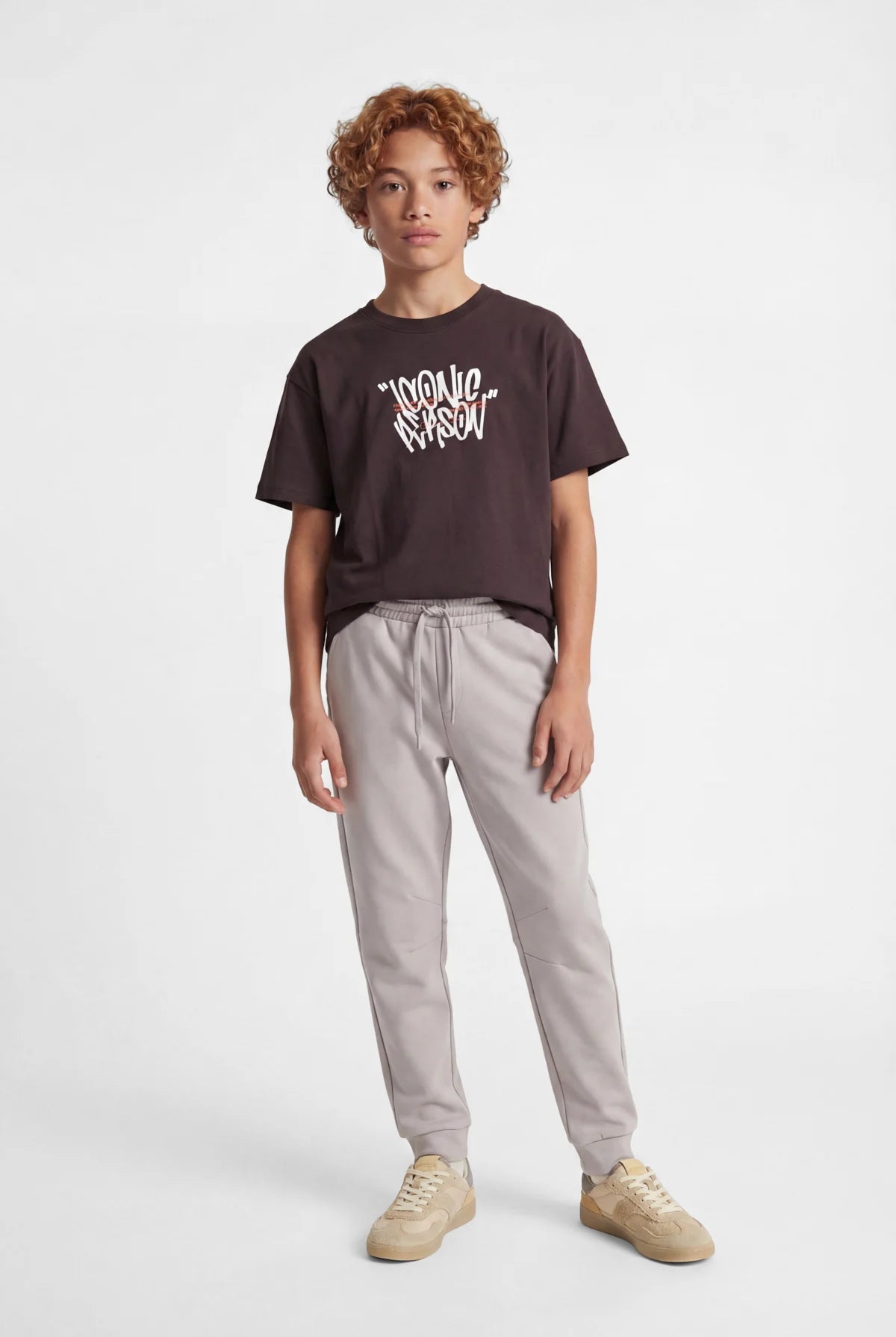 Boys' Sweatpants with Elastic Waistband and Drawstring