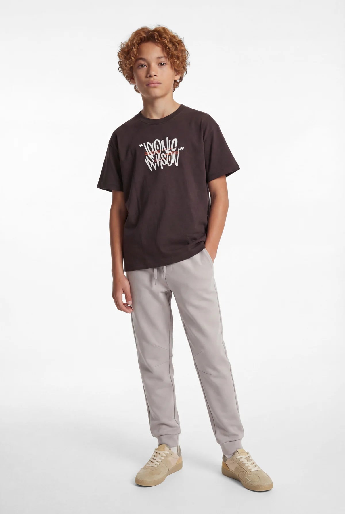Boys' Sweatpants with Elastic Waistband and Drawstring