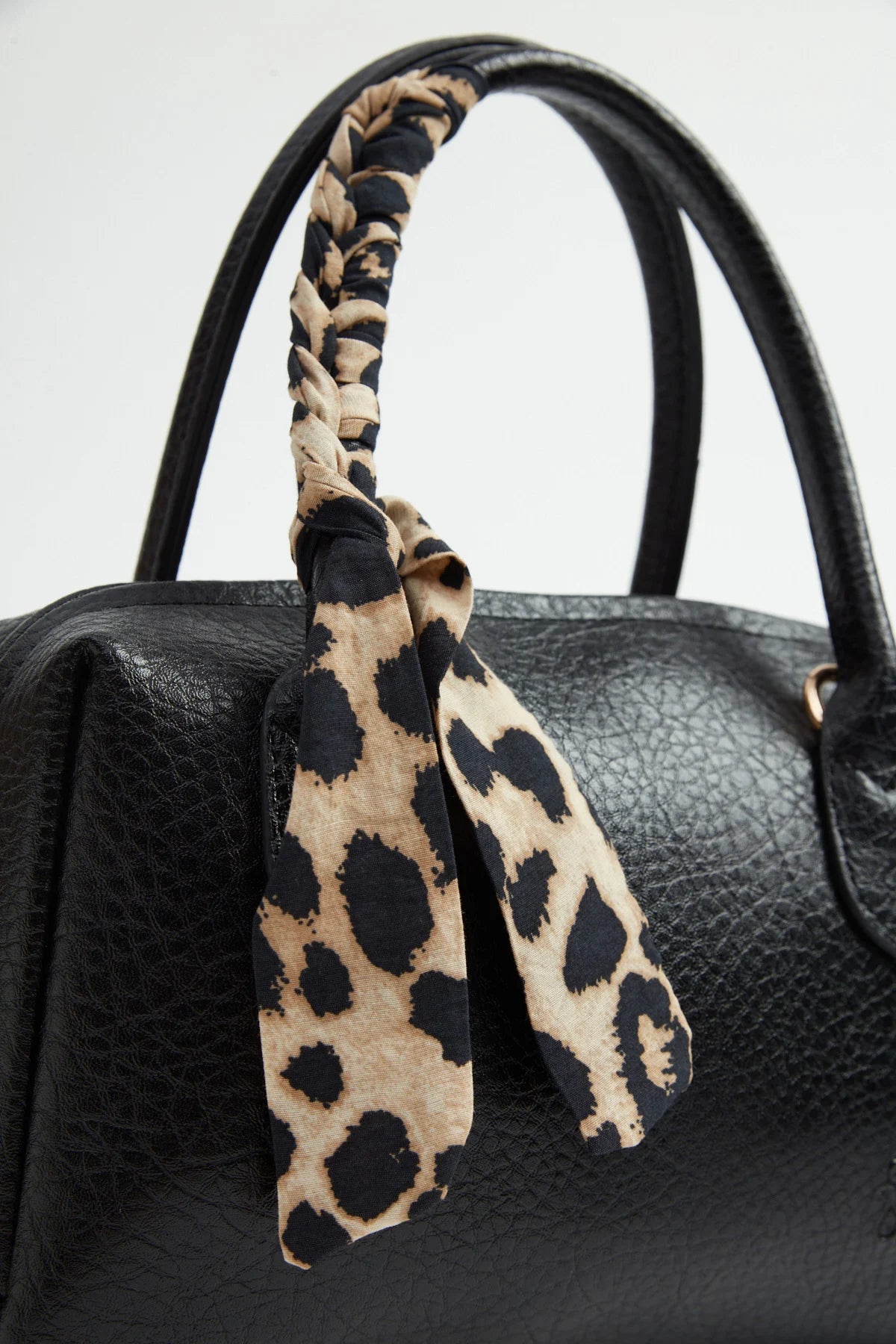 Women's Handbag with Scarf Detail