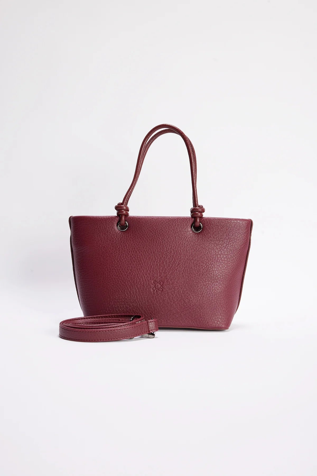 Classic Women's Shoulder Bag with Scarf Detail