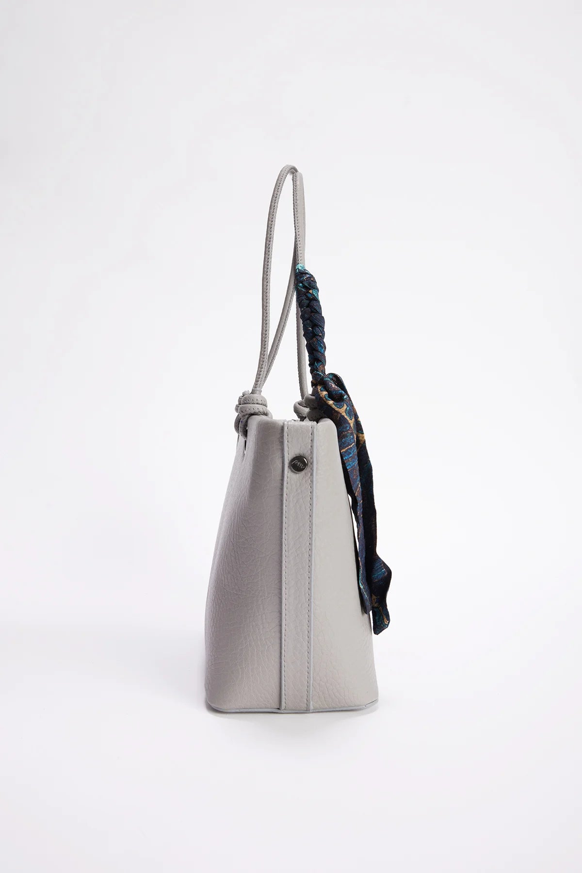 Classic Women's Shoulder Bag with Scarf Detail