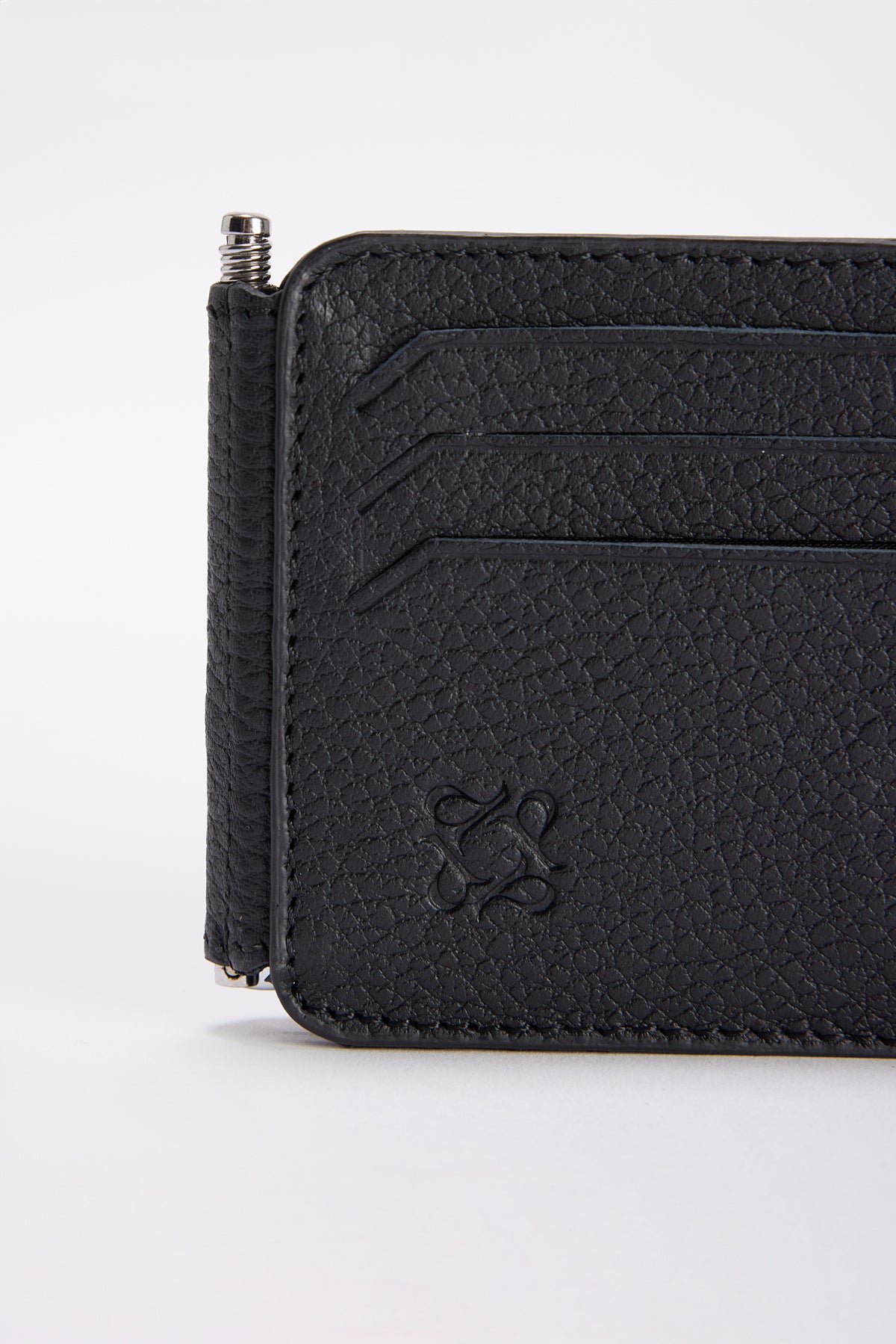 Men's Leather Wallet and Keychain Set
