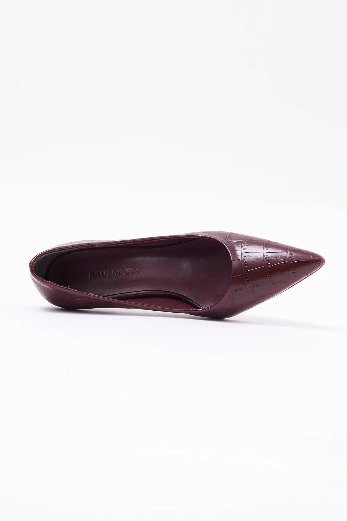 Women's Crocodile Pattern Pointed Toe High Heel Shoes
