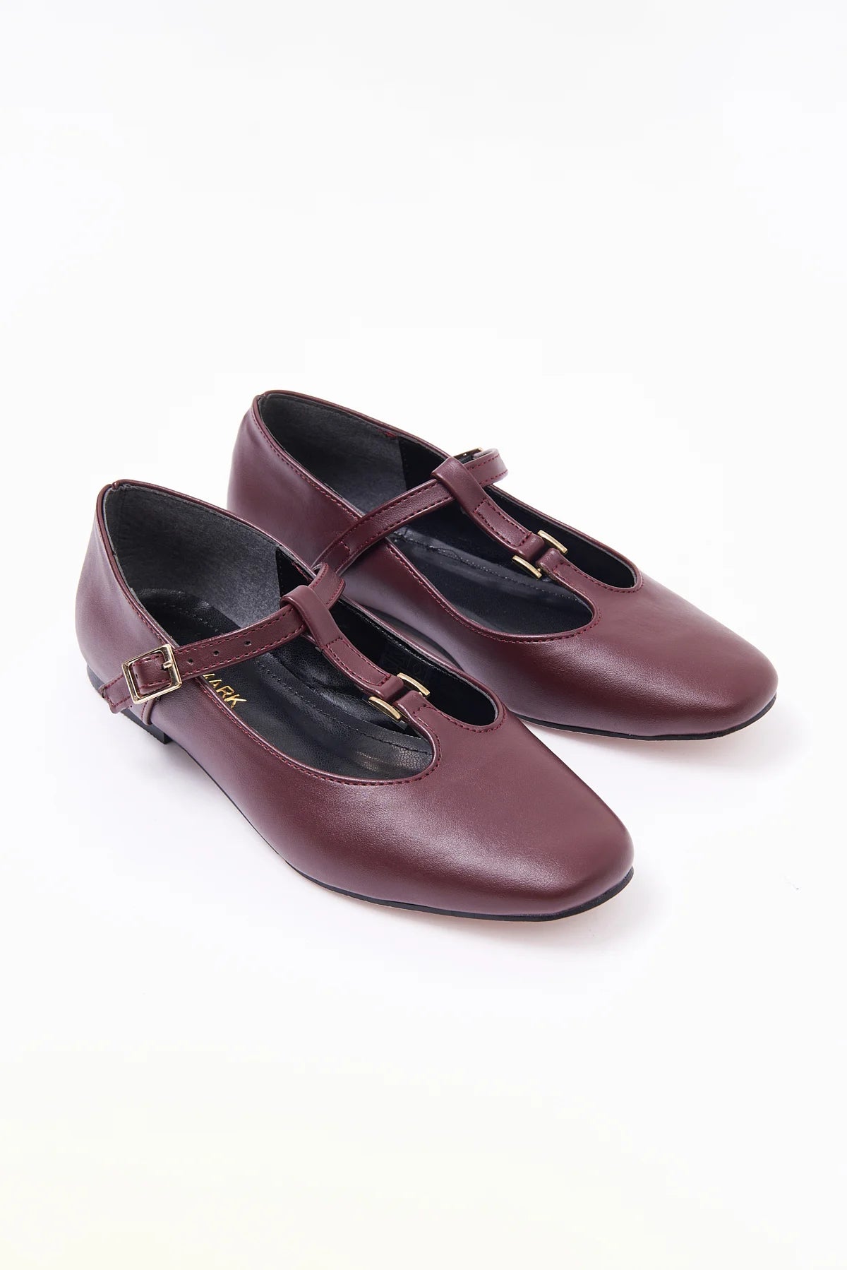 Women's Single Strap Detail Ballet Flats