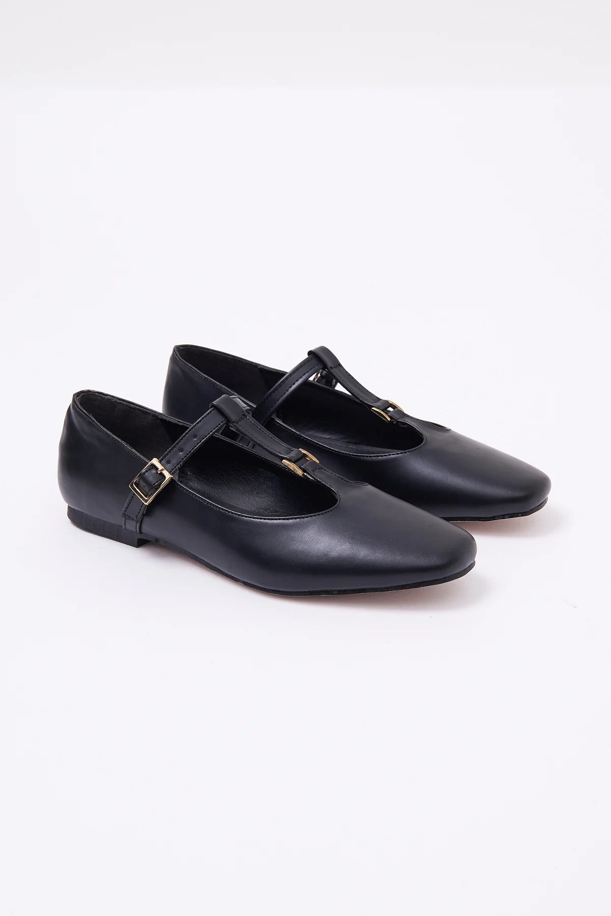 Women's Single Strap Detail Ballet Flats