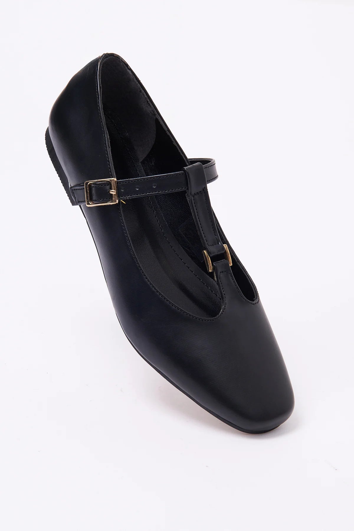 Women's Single Strap Detail Ballet Flats