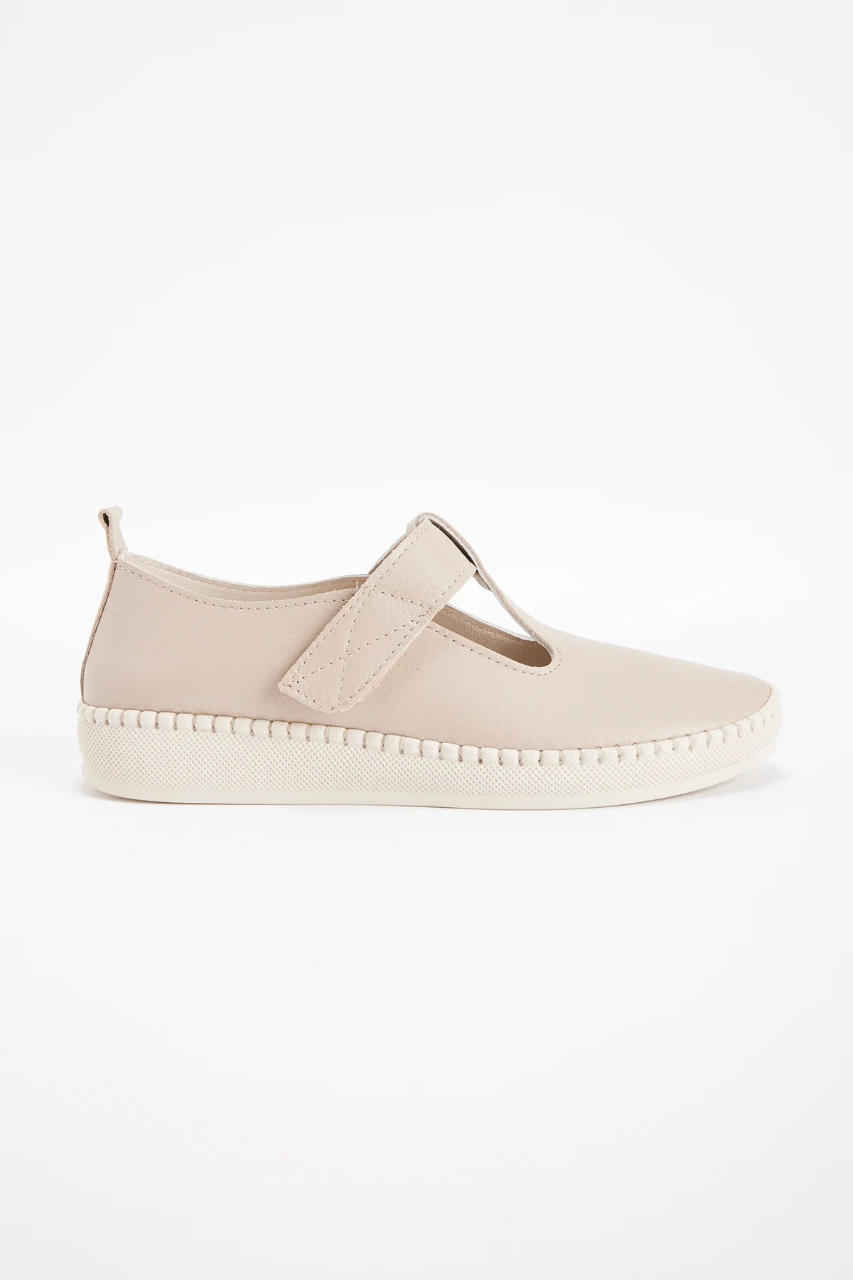 Women's Velcro T-Strap Ballerinas
