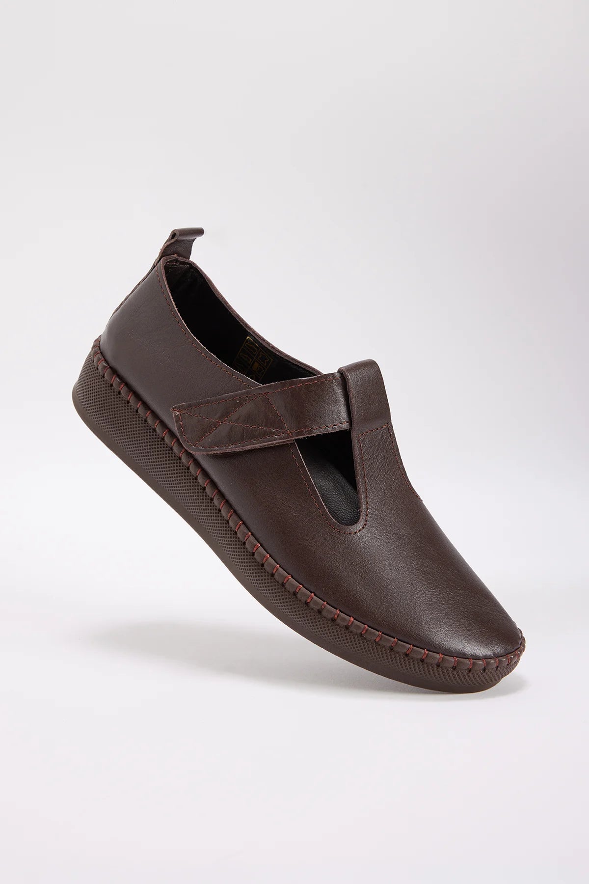 Women's Velcro T-Strap Ballerinas