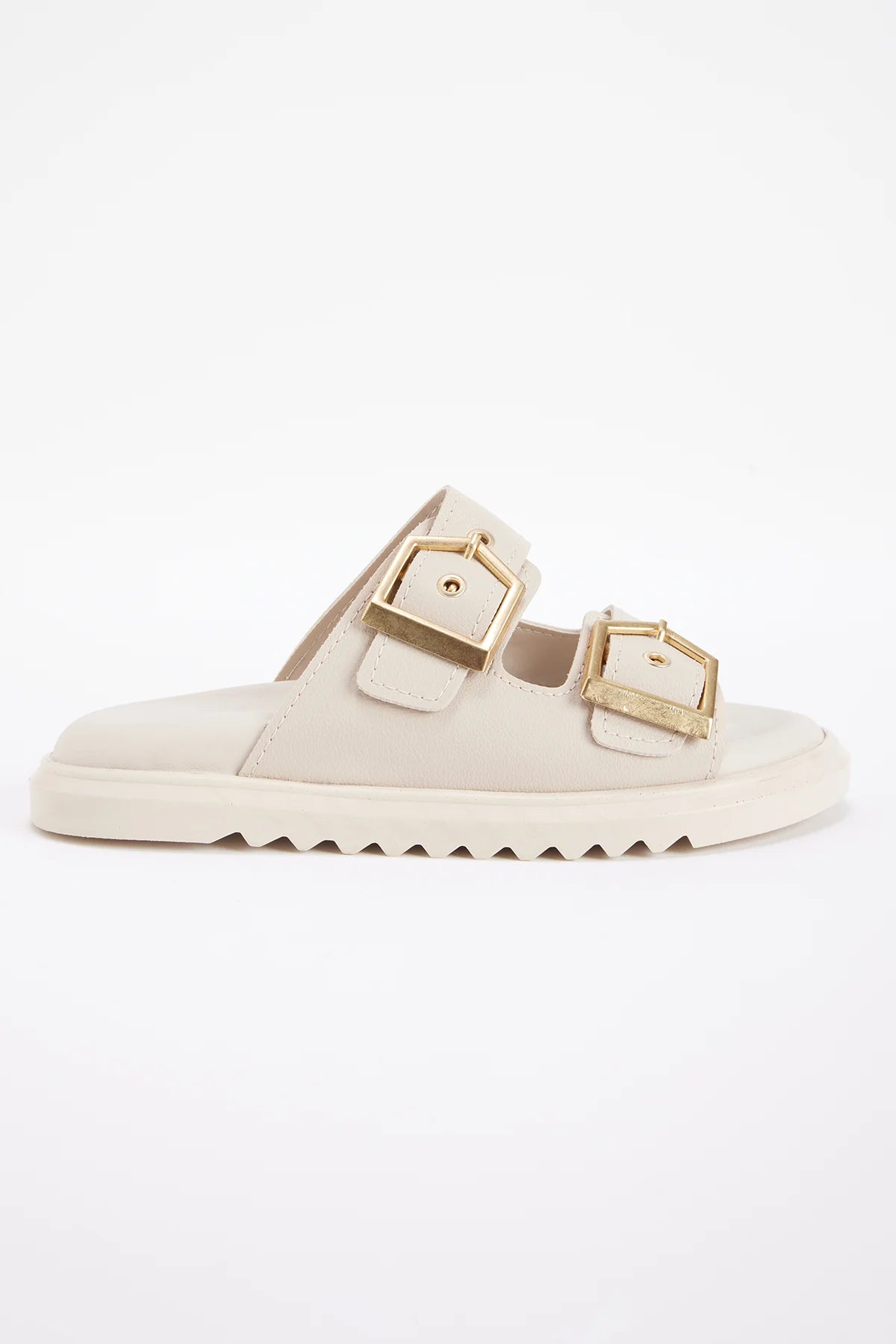Women's Chunky Sole Double Strap Slippers