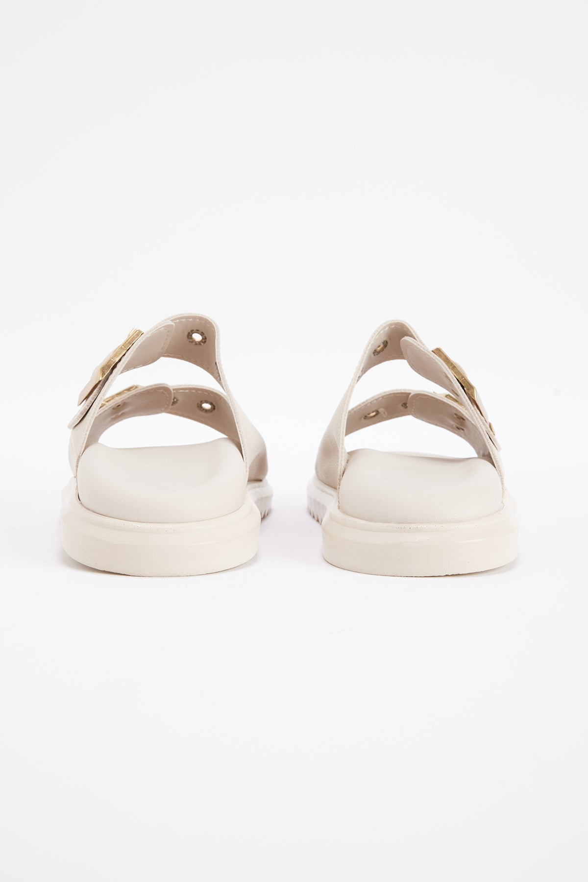 Women's Chunky Sole Double Strap Slippers