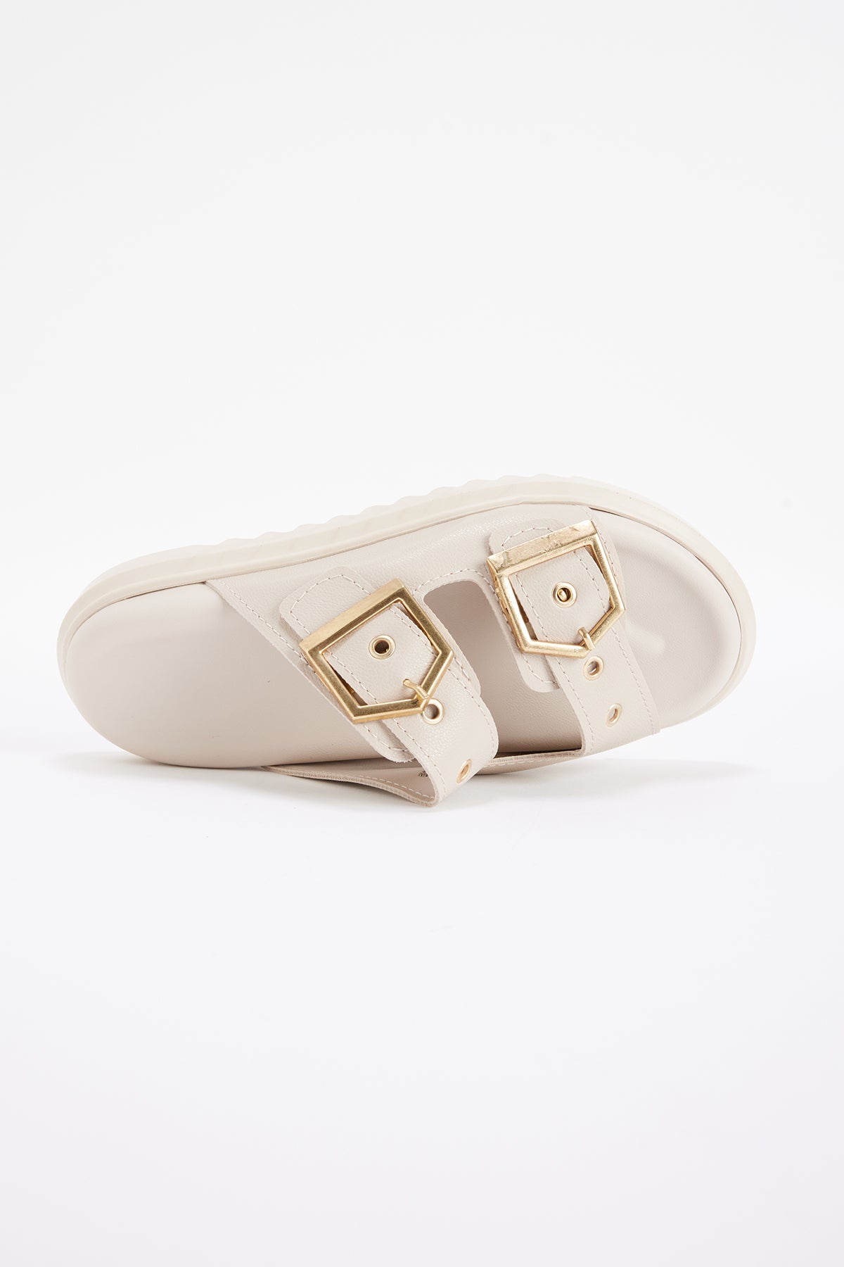 Women's Chunky Sole Double Strap Slippers