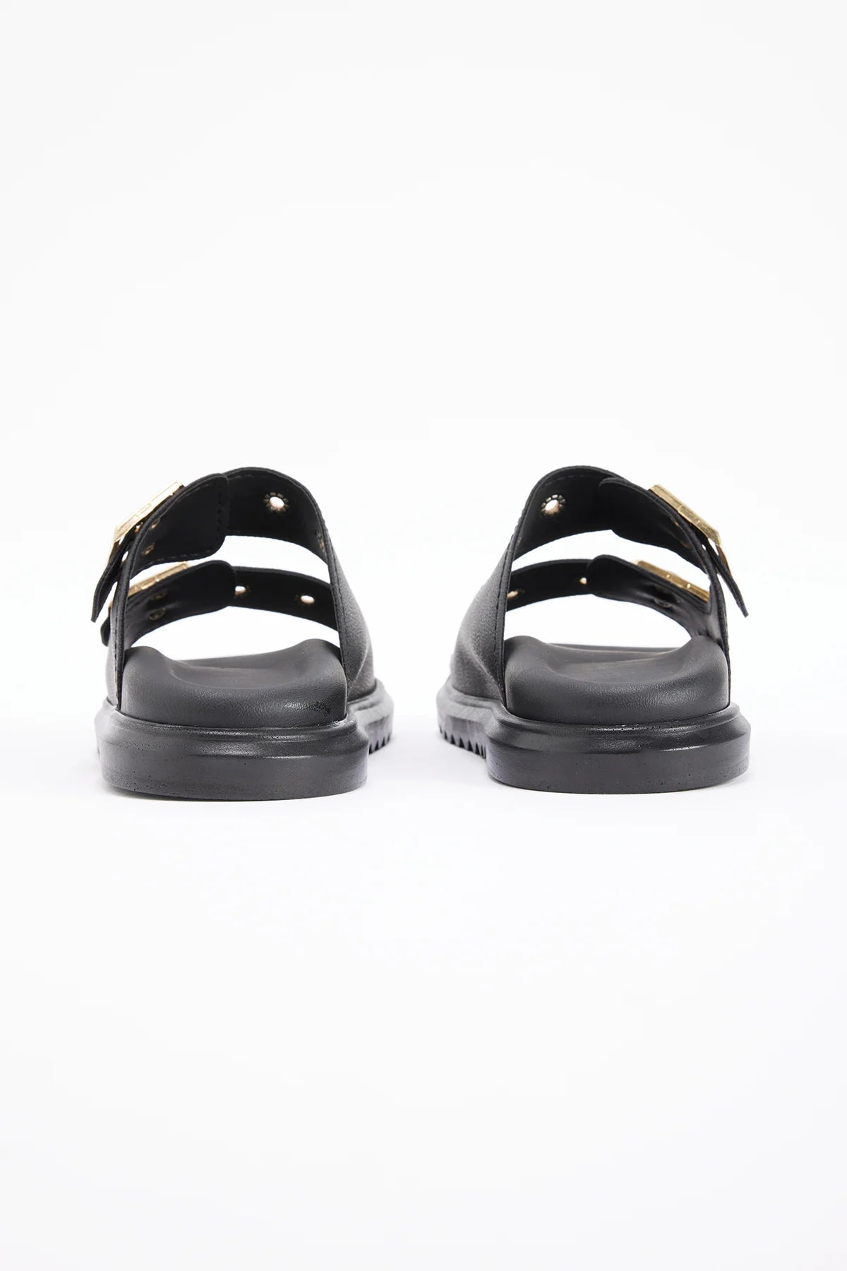 Women's Chunky Sole Double Strap Slippers