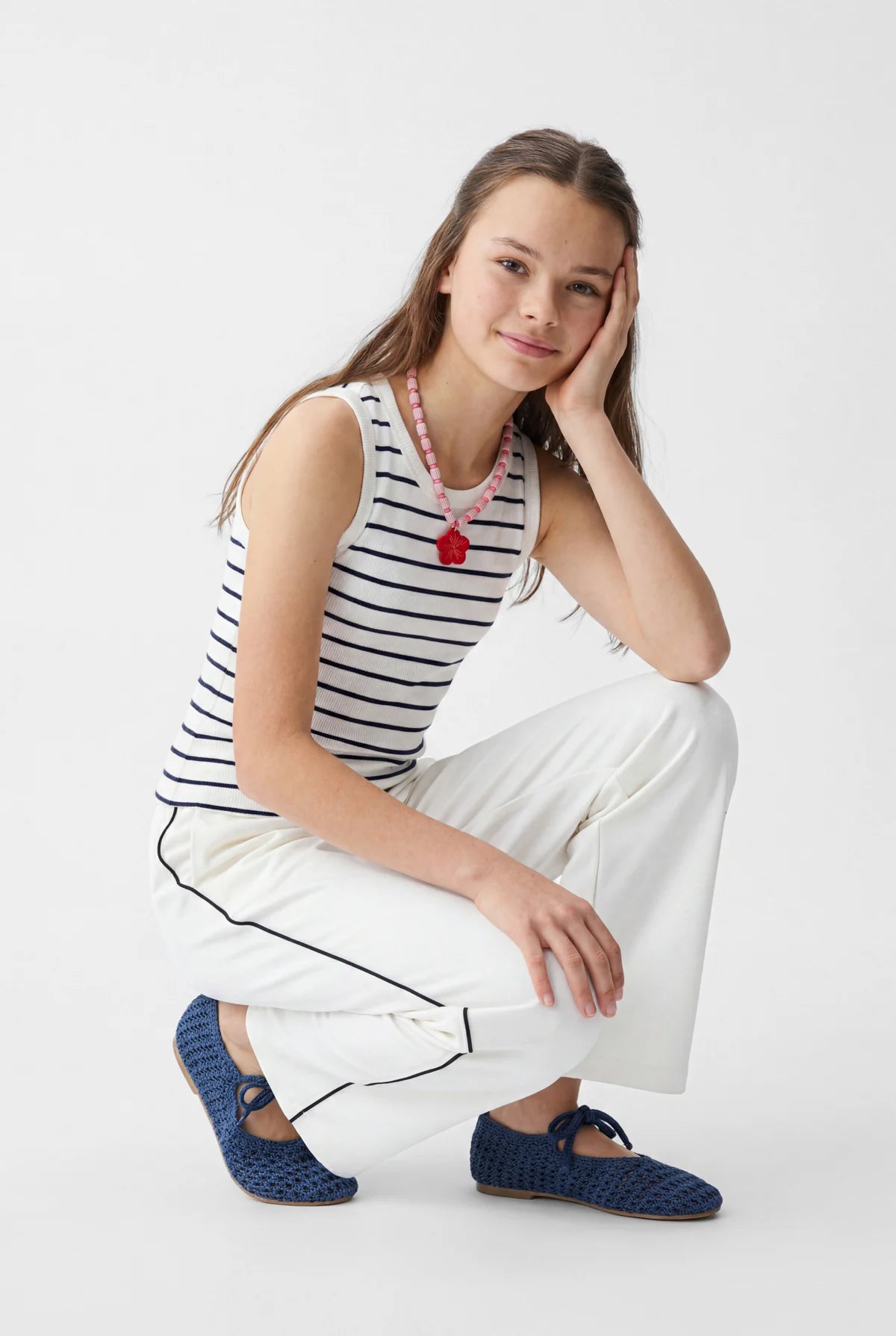 Girl's Striped Bodysuit