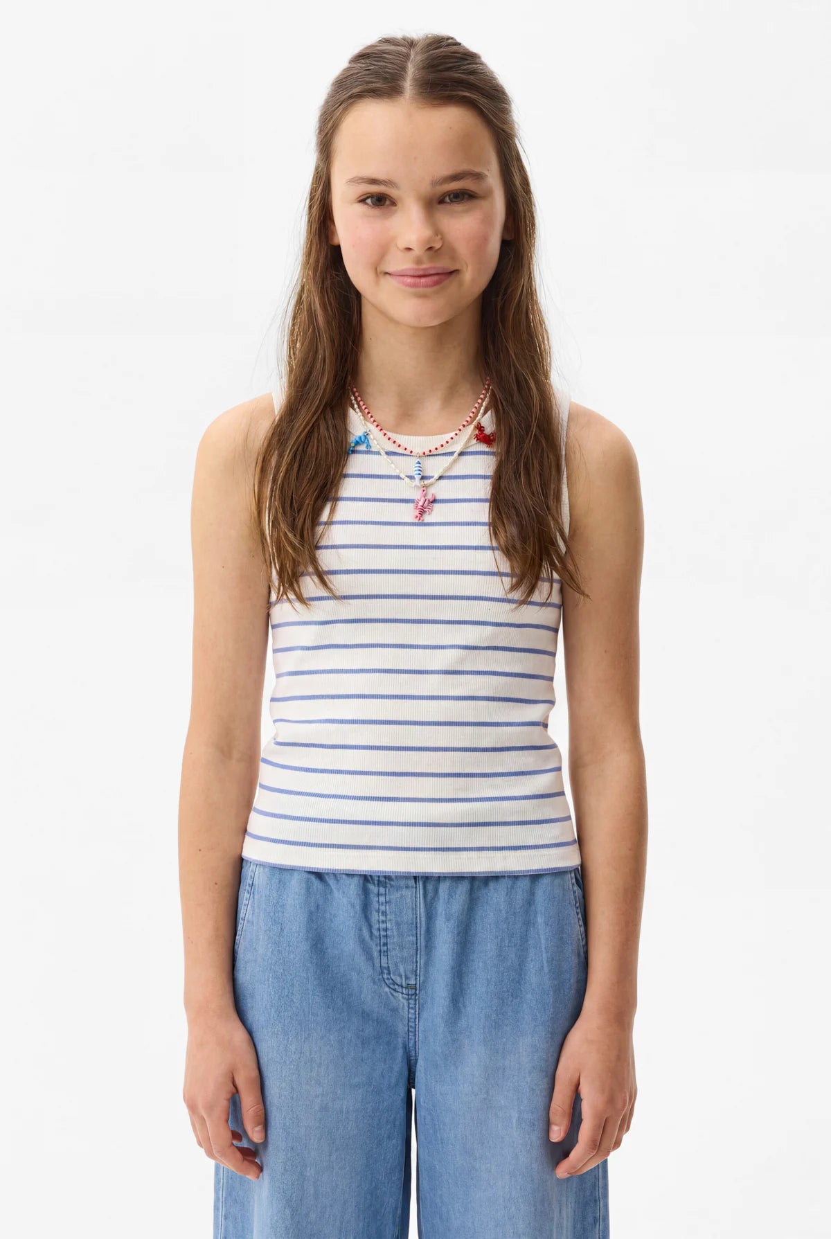 Girl's Striped Bodysuit
