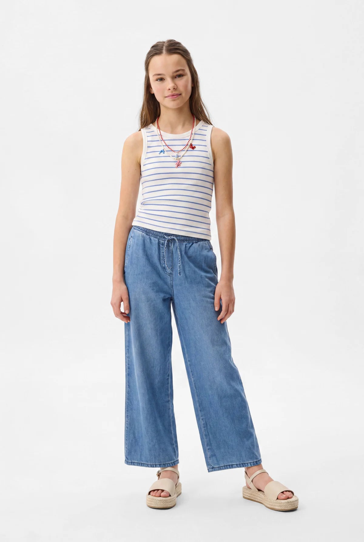 Girl's Striped Bodysuit