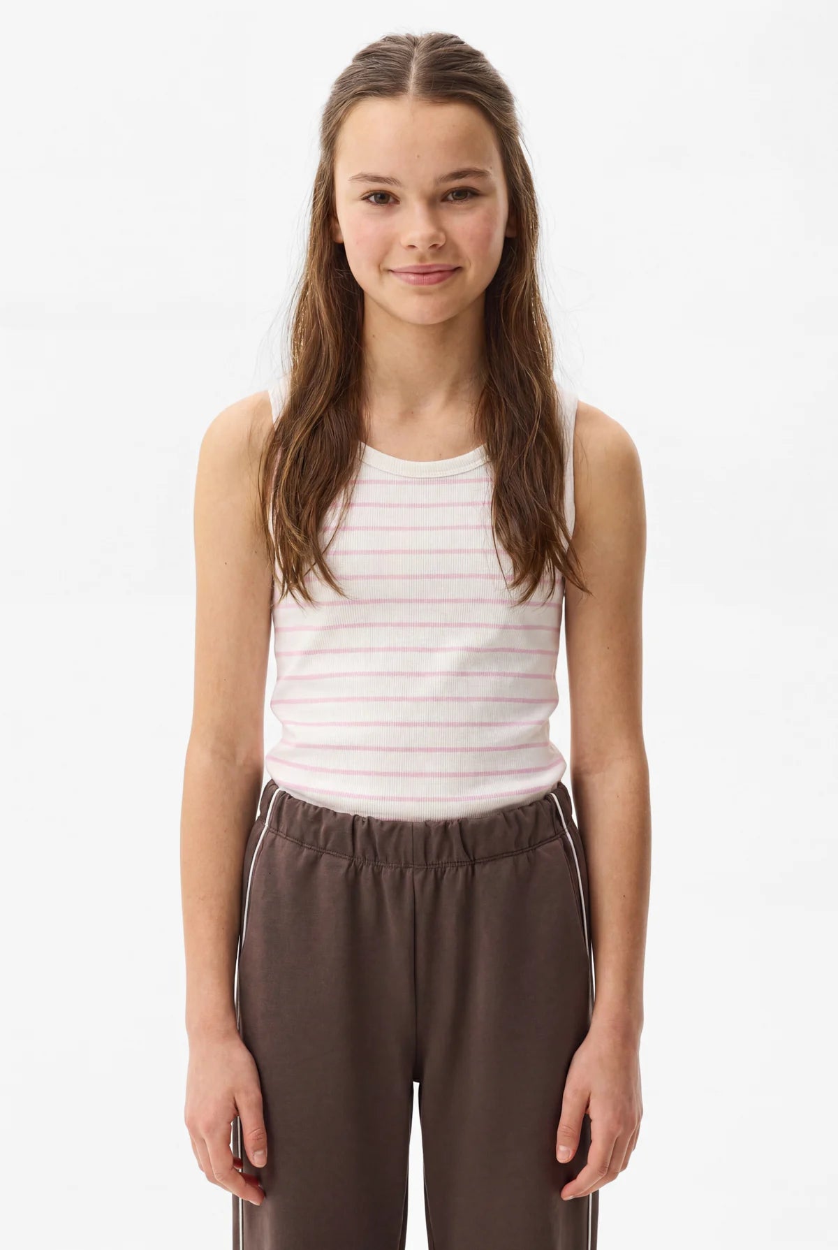 Girl's Striped Bodysuit