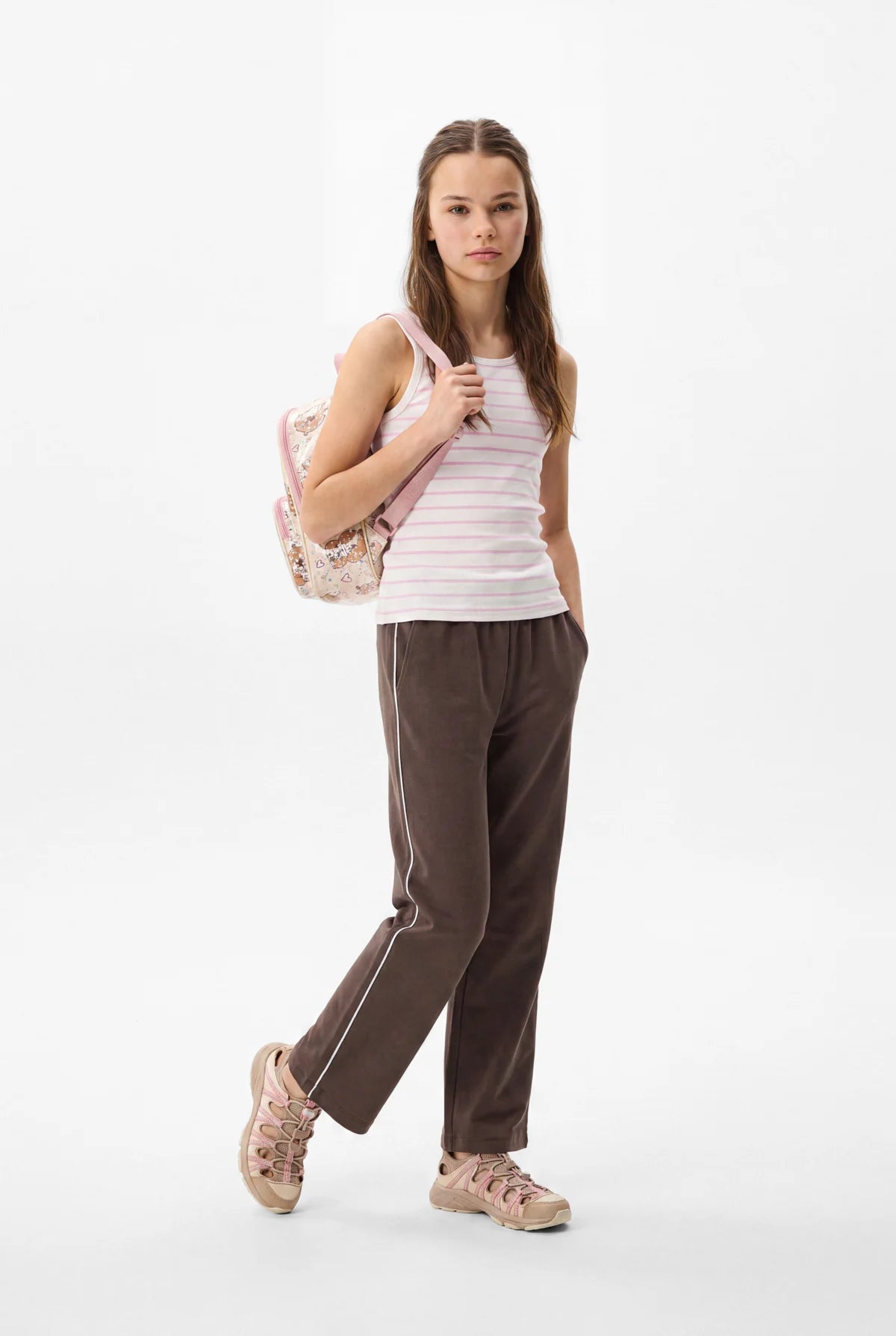 Girl's Striped Bodysuit