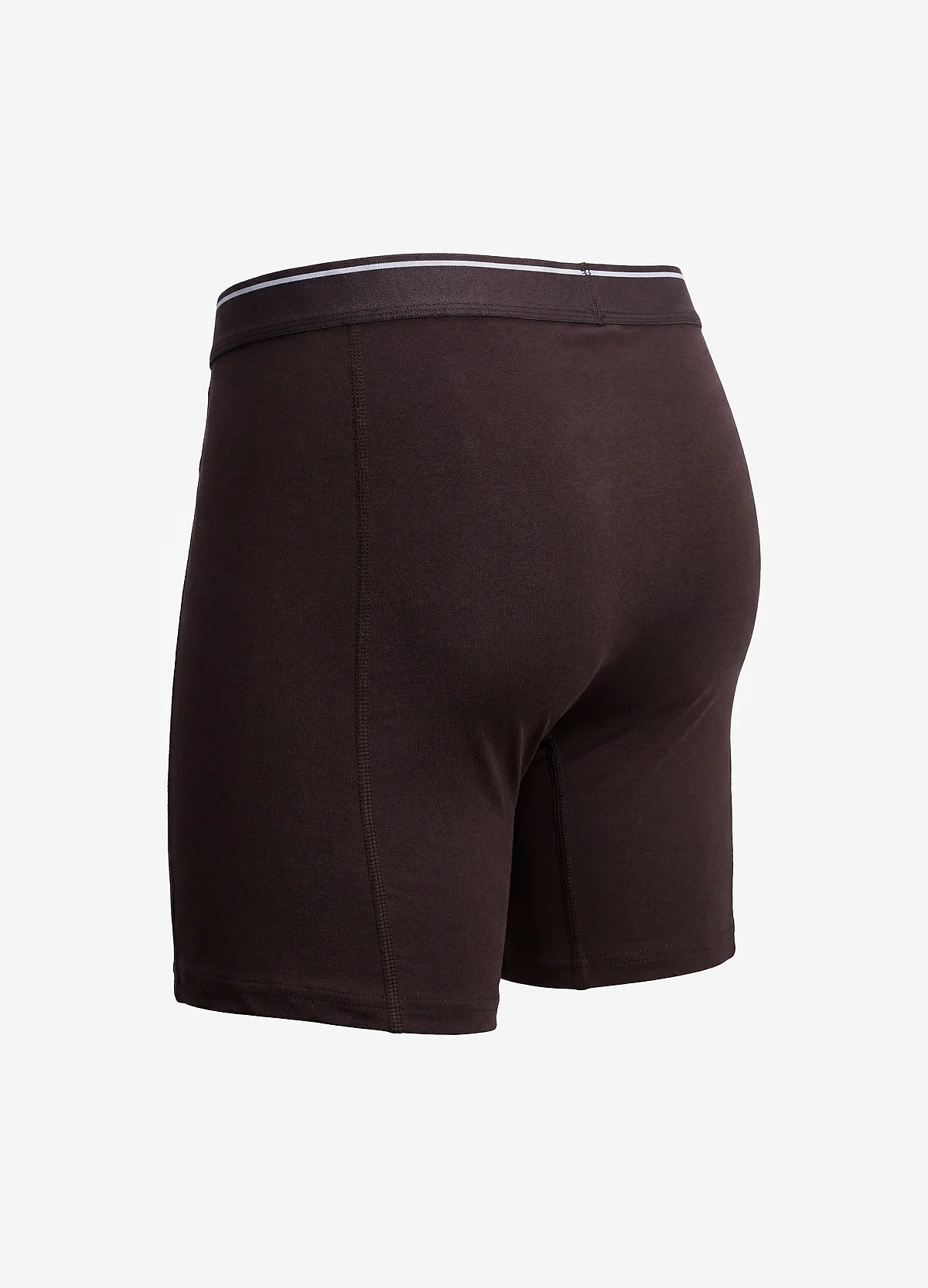 Men's Solid Color Stitching Regular Fit Boxer Shorts