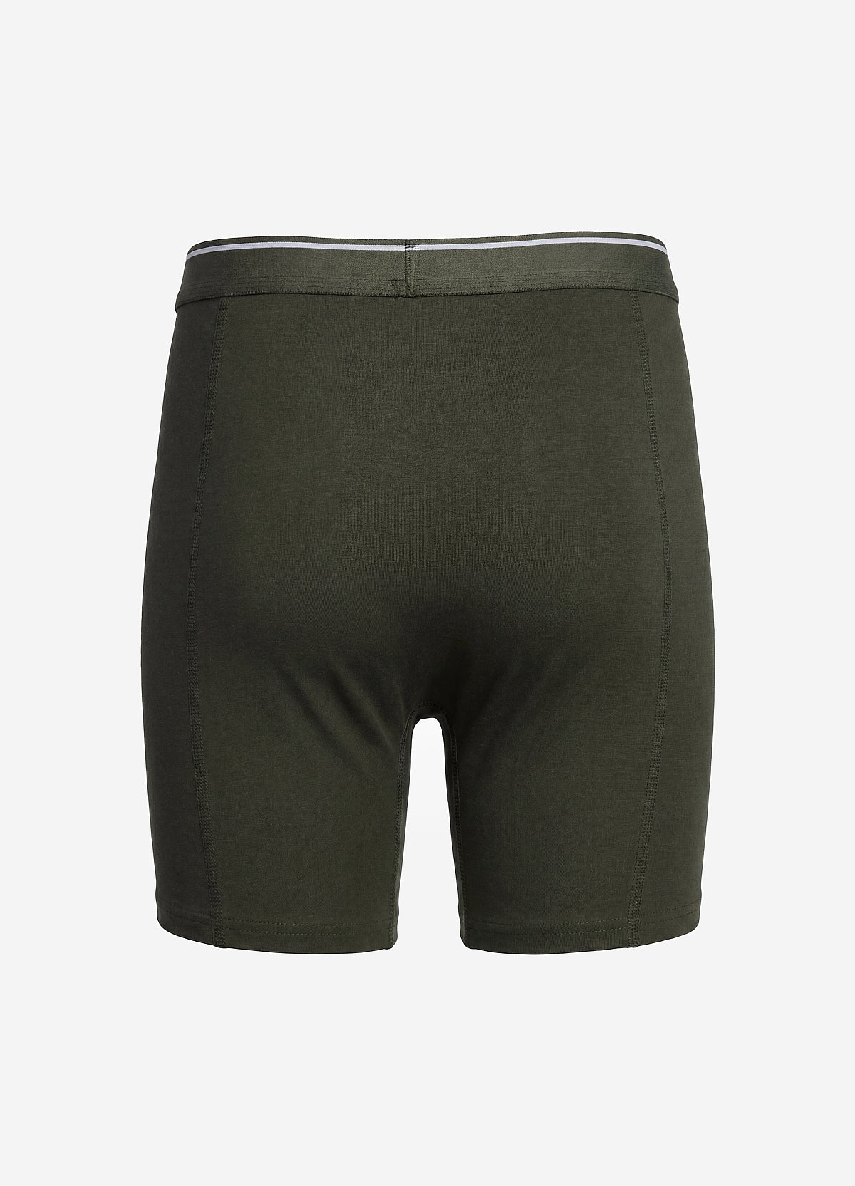 Men's Solid Color Stitching Regular Fit Boxer Shorts