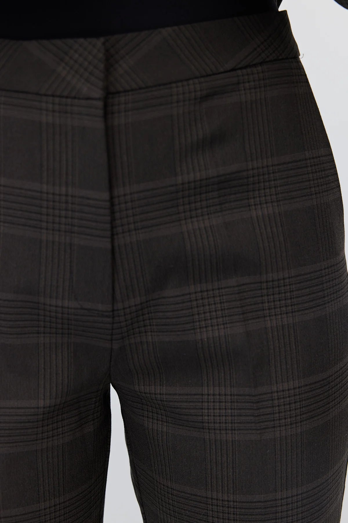 Women's Plaid Button-Down Blazer Jacket