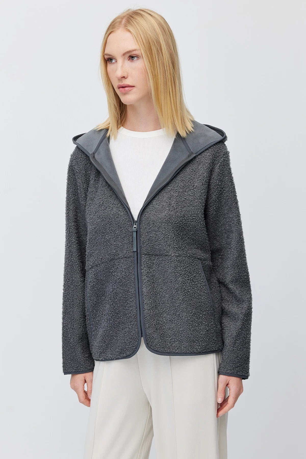Women's Hooded Plush Fleece Sweatshirt