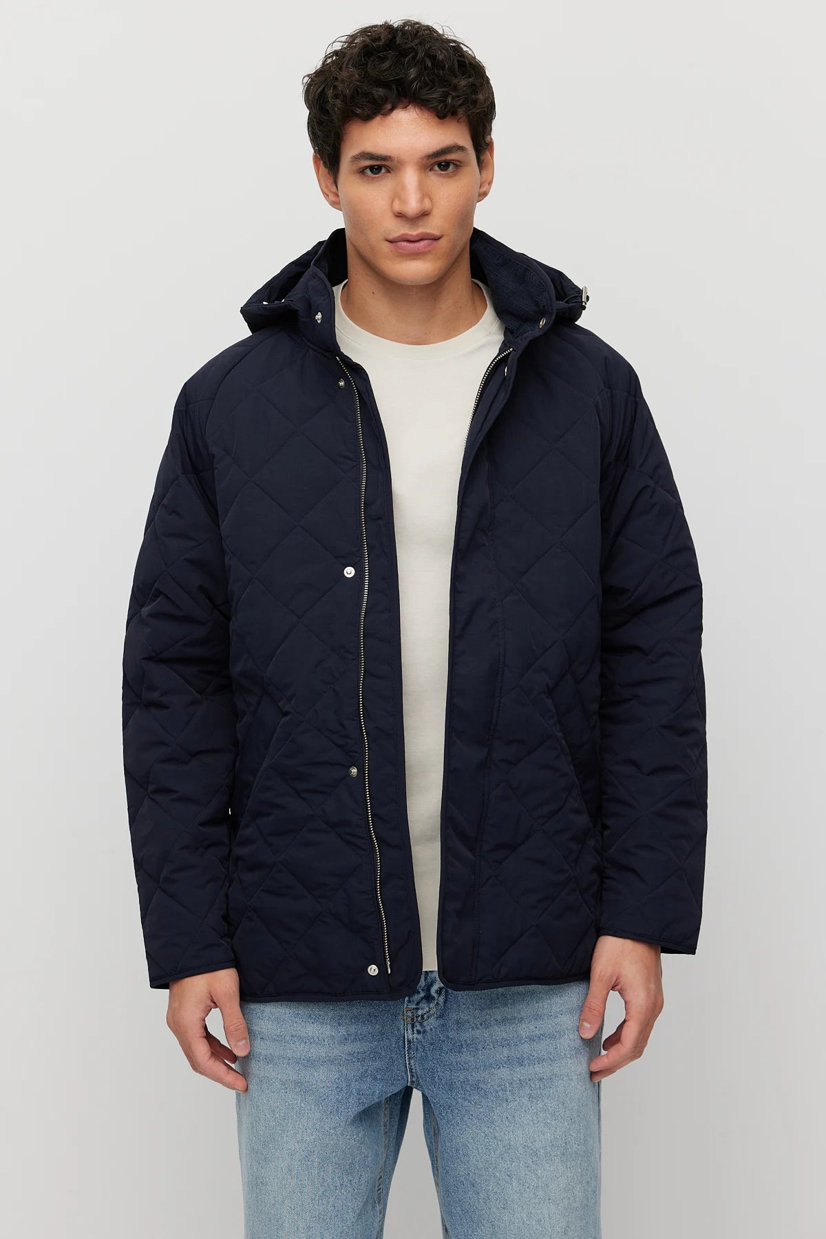 Men's Hooded Quilted Jacket