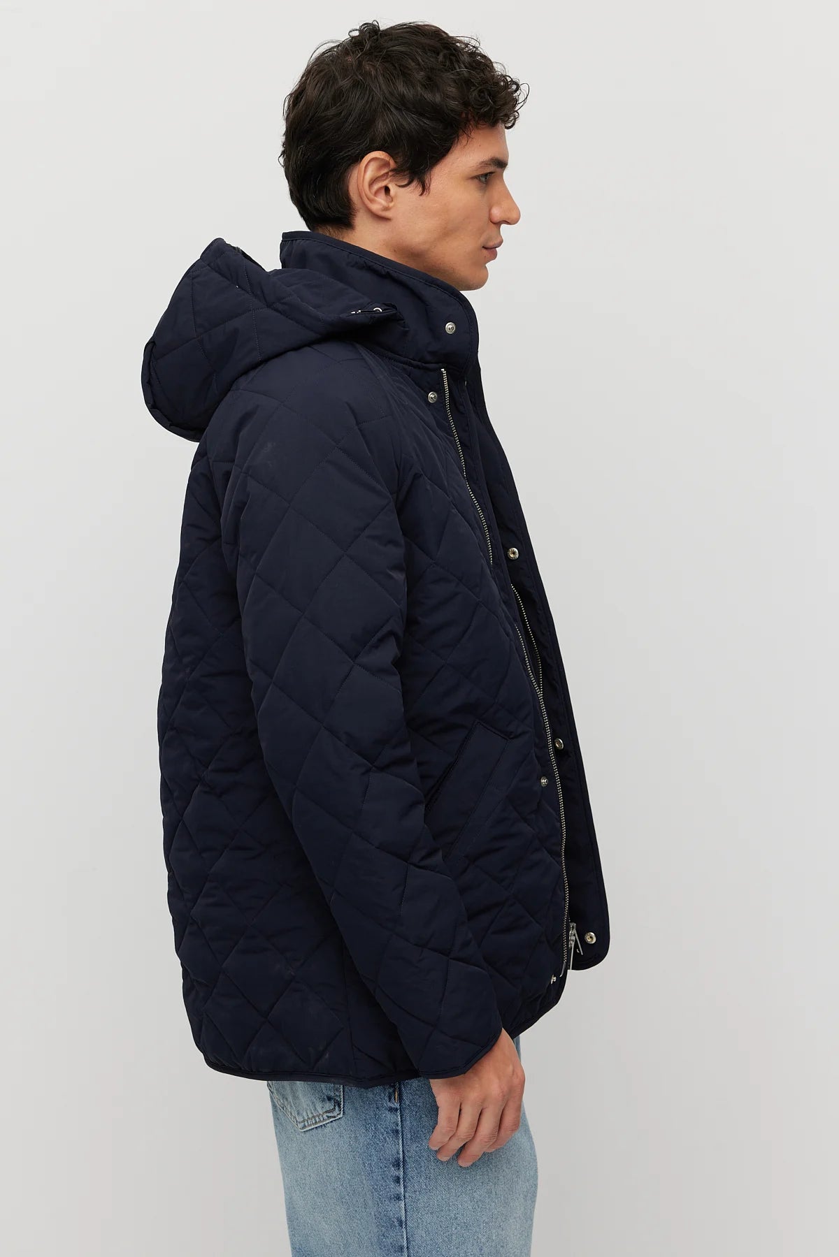 Men's Hooded Quilted Jacket