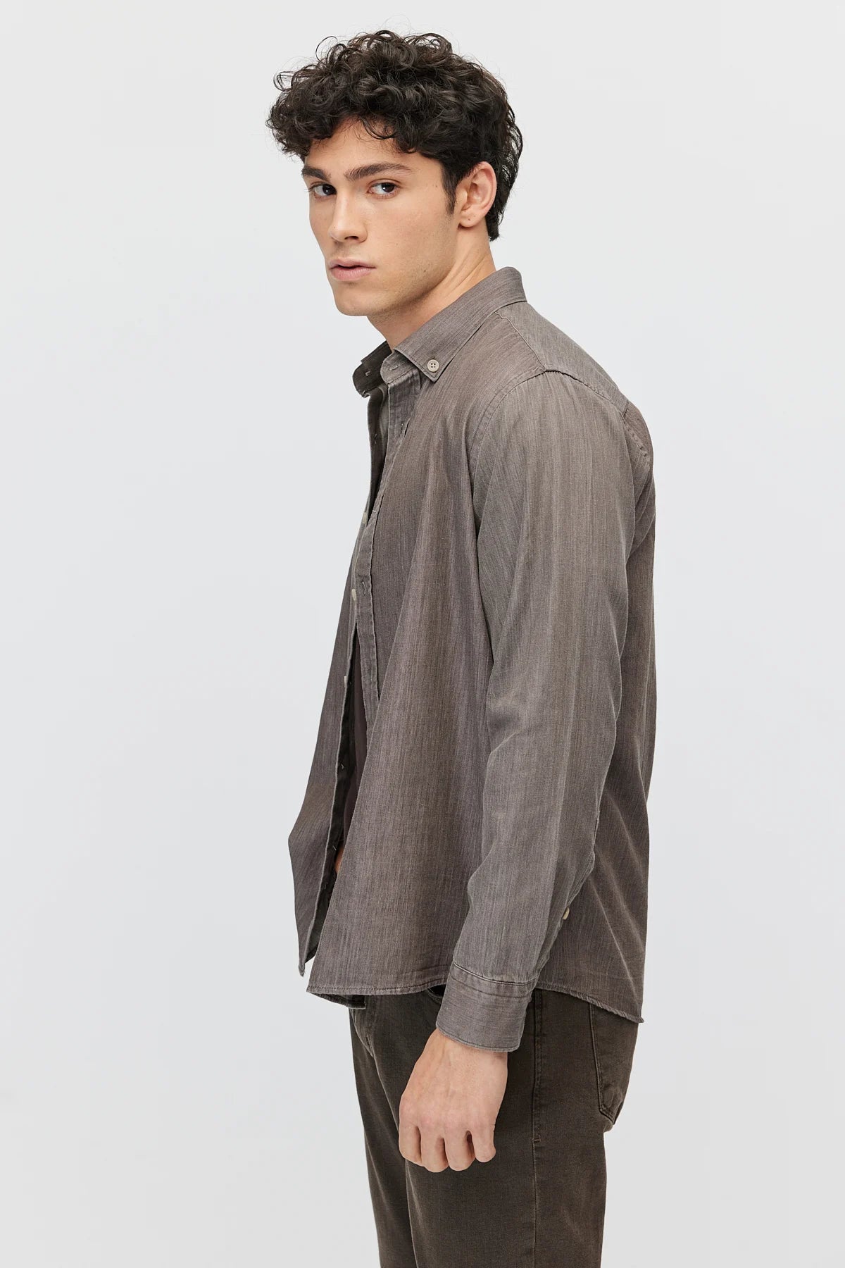 Men's washable regular shirt