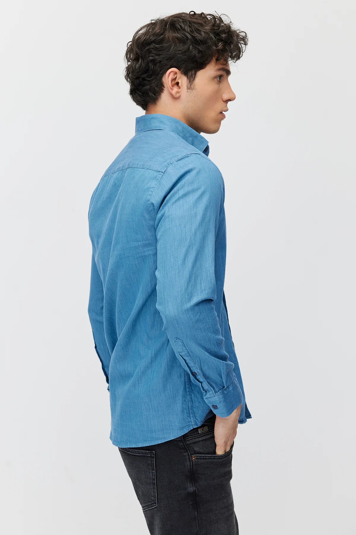 Men's washable regular shirt