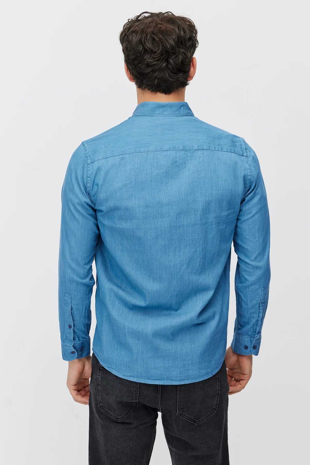 Men's washable regular shirt