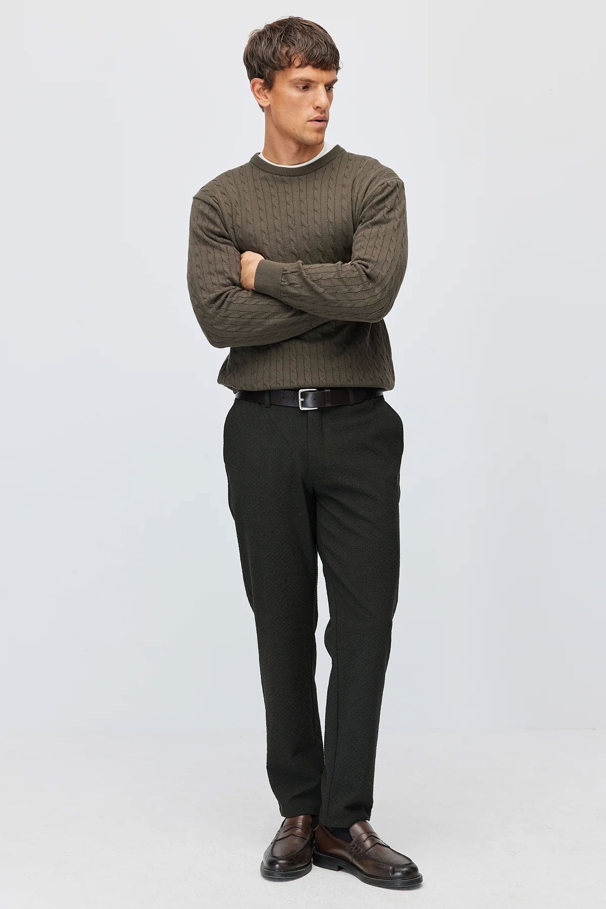 Men's Straight Cut Classic Trousers