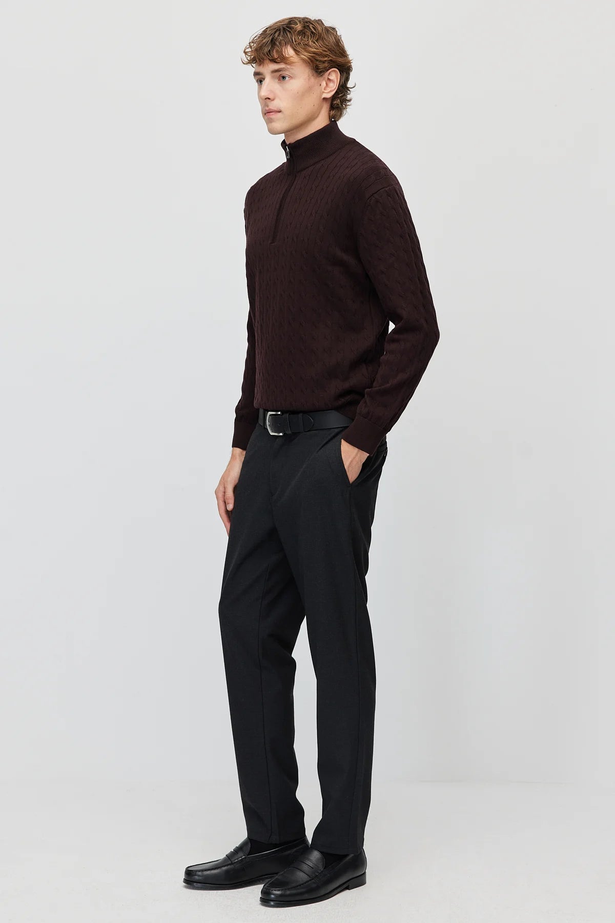 Men's Pinstripe Fabric Trousers