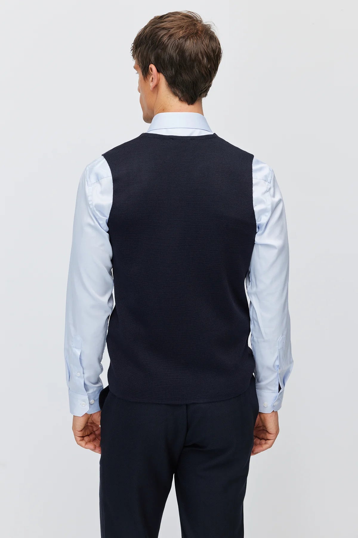 Men's Button-Down Knit Vest