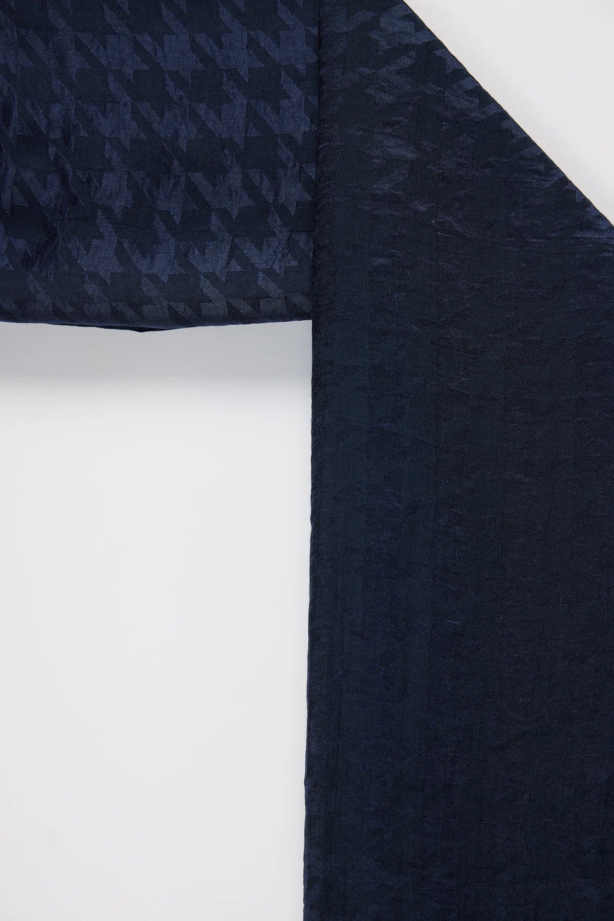 Houndstooth Pattern Jacquard Rectangular Shawl