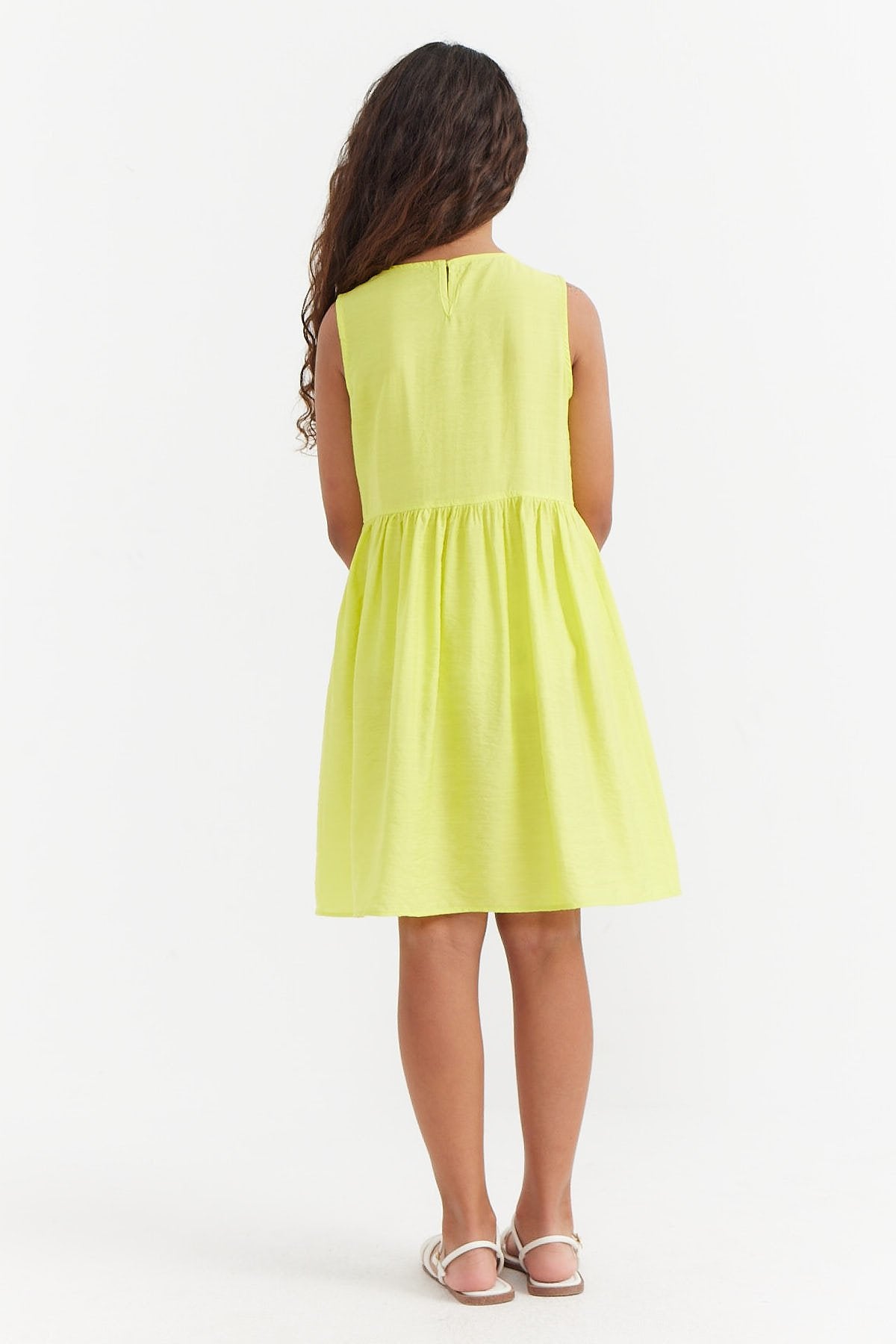 Girl's Ribbon Detailed Dress